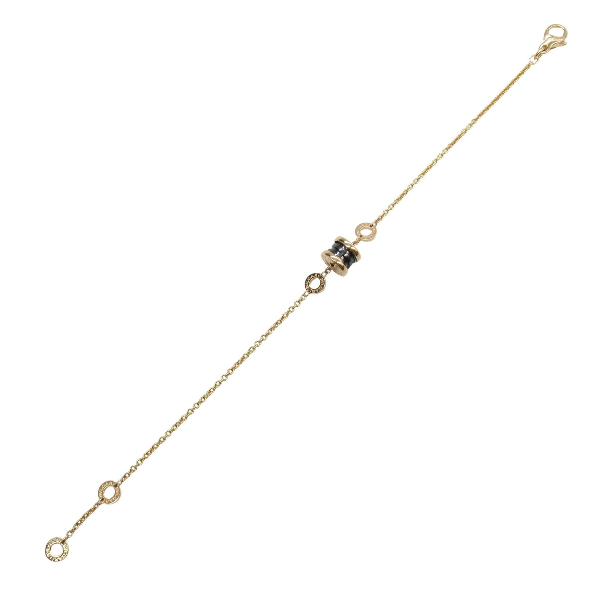 B Bracelet Ceramic and 18K Rose Gold