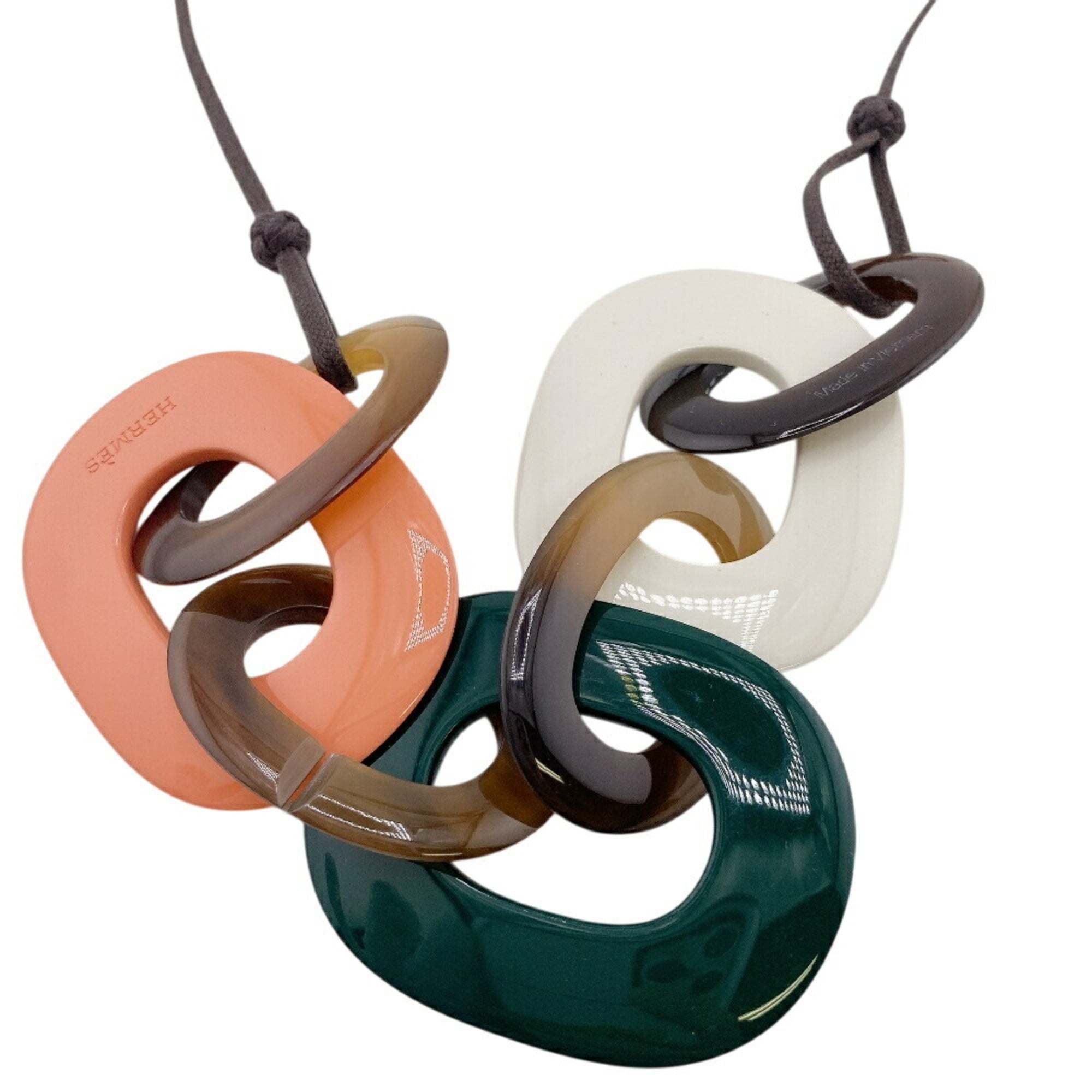 Karamba Necklace Buffalo Horn and Lacquer Multicolor
