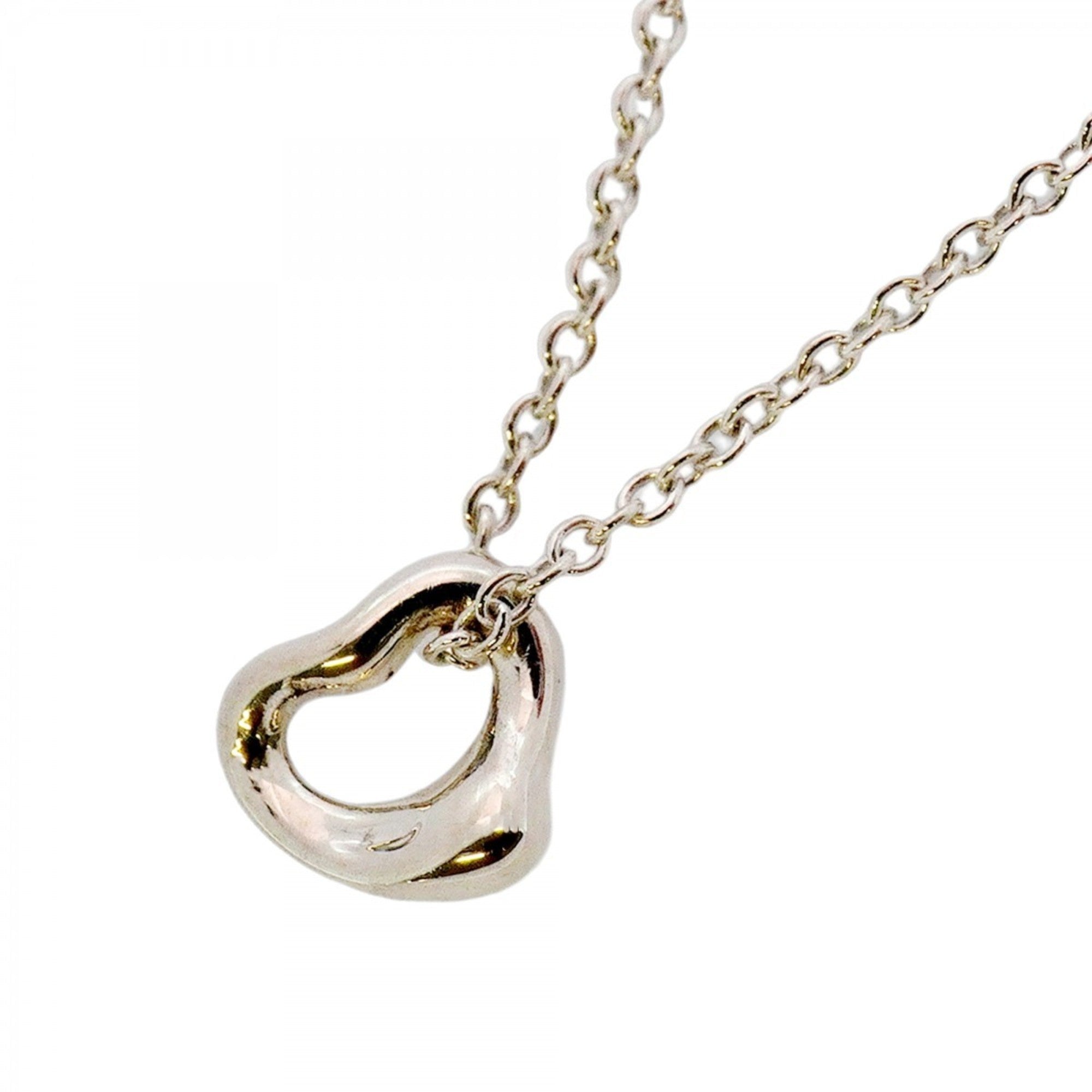 Heart Pendant Necklace Sterling Silver
