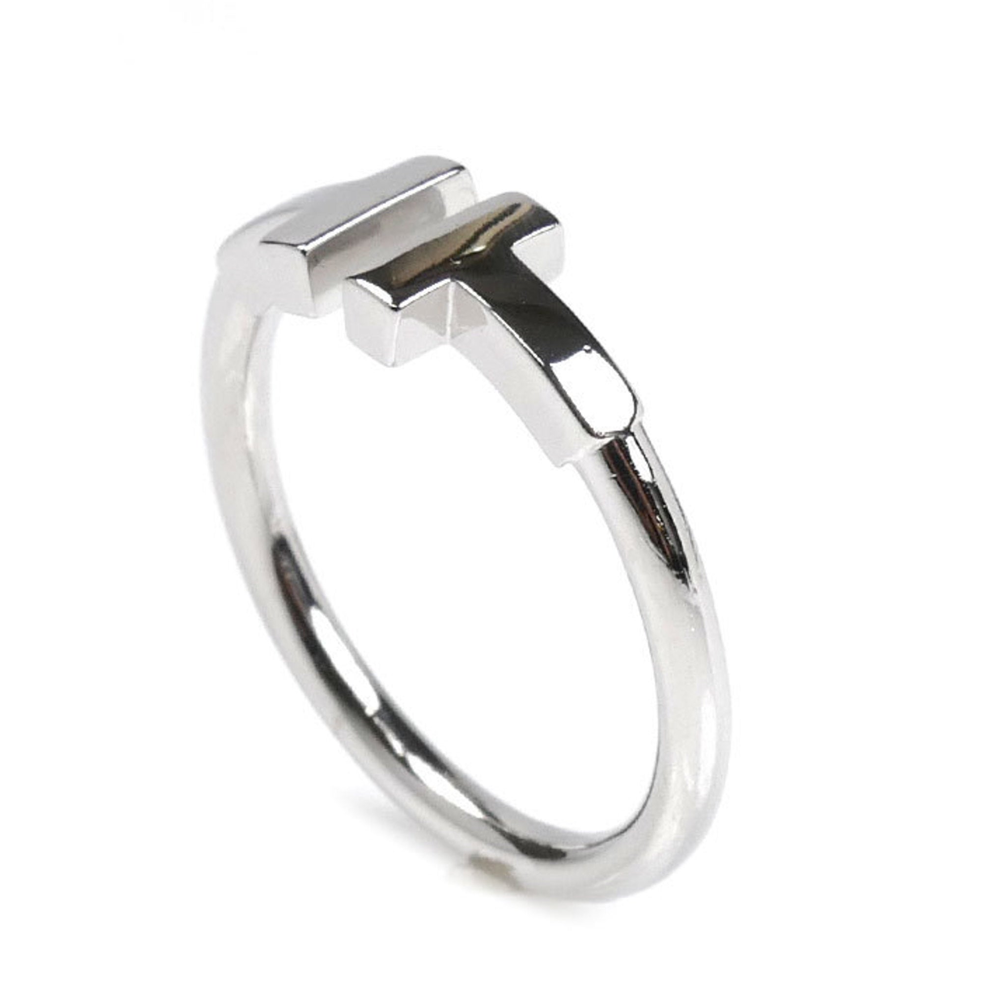 T Wire Ring 18K White Gold