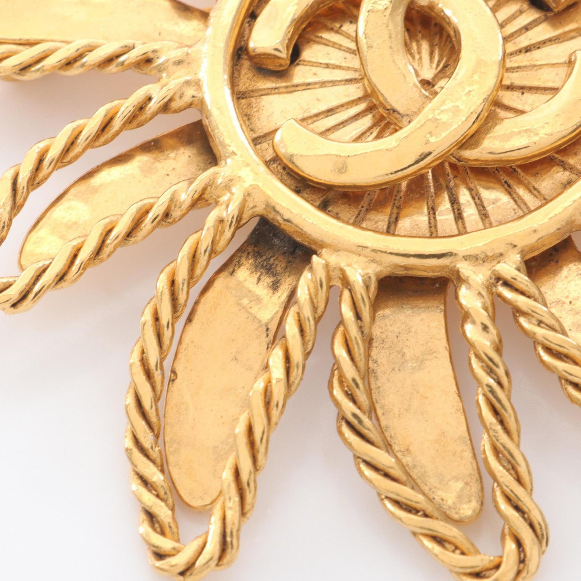 CC Logo Brooch Metal