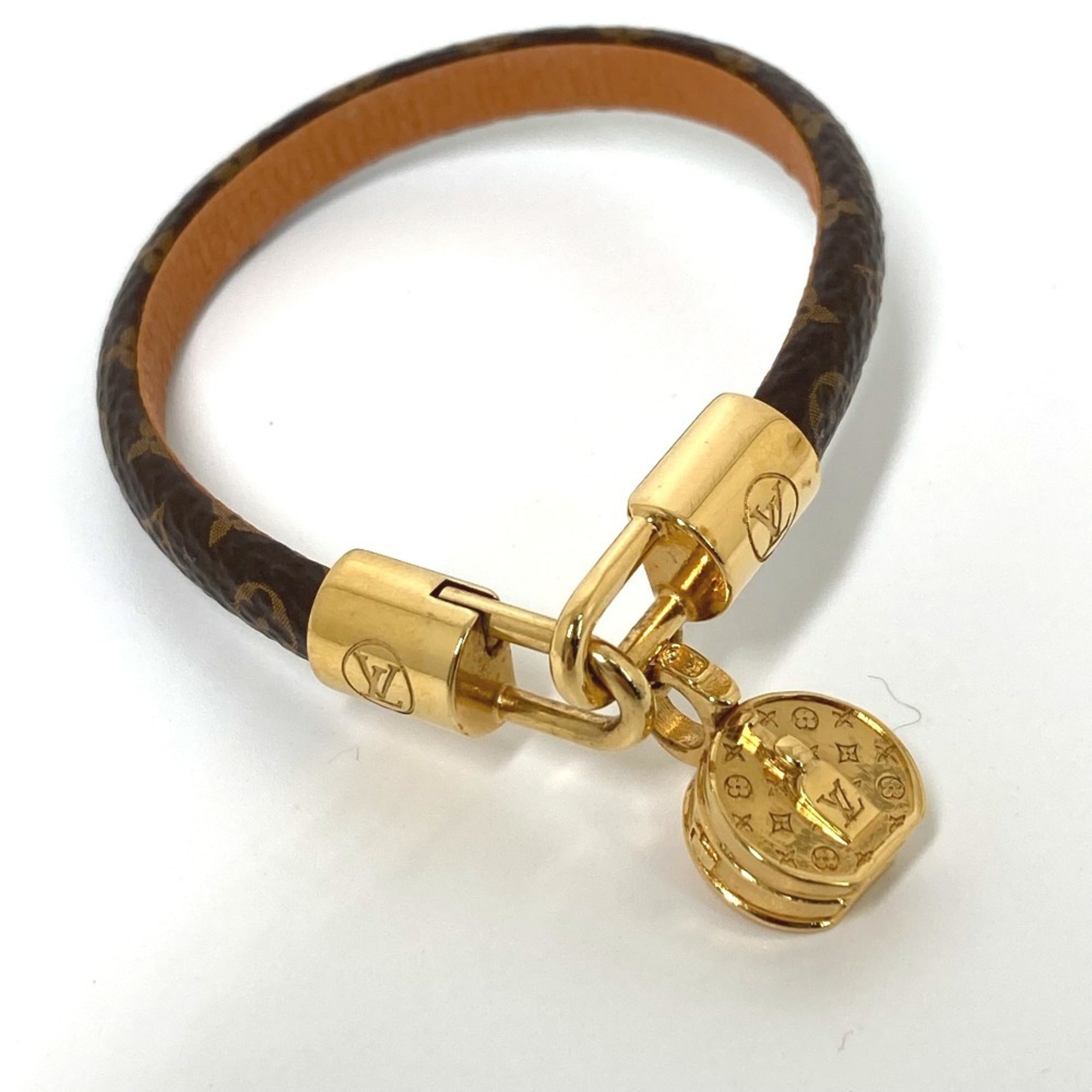Monogram Bracelet Canvas Brown