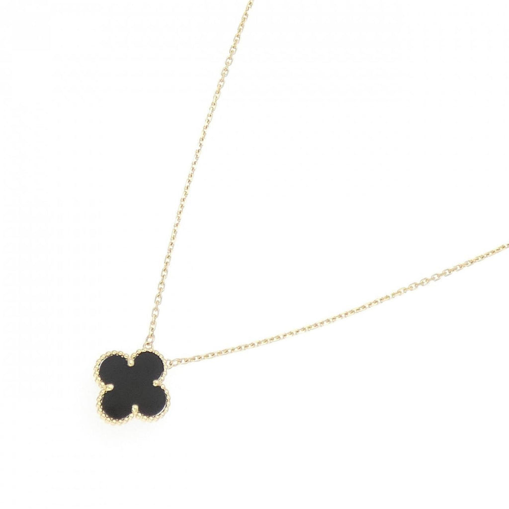 Vintage Alhambra Pendant Necklace 18K Yellow Gold