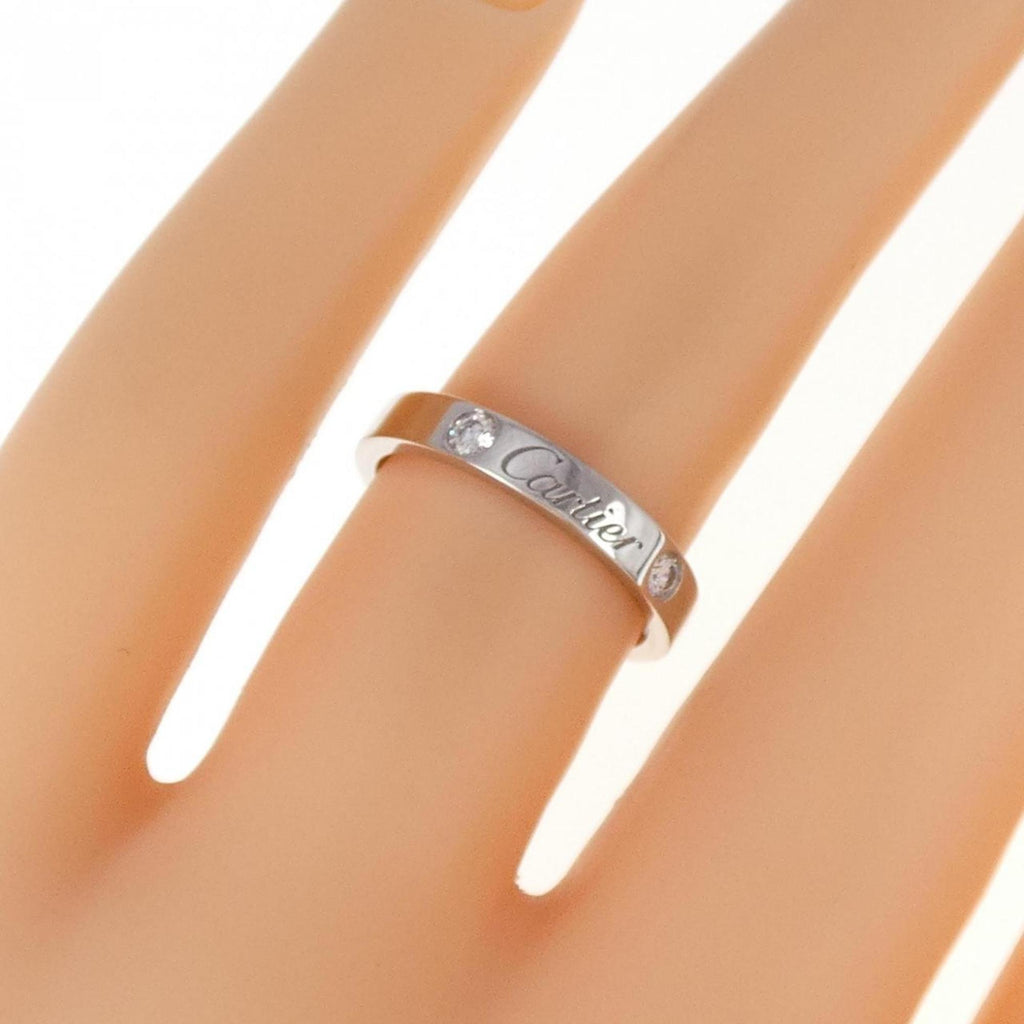 Band Ring Platinum with Diamond