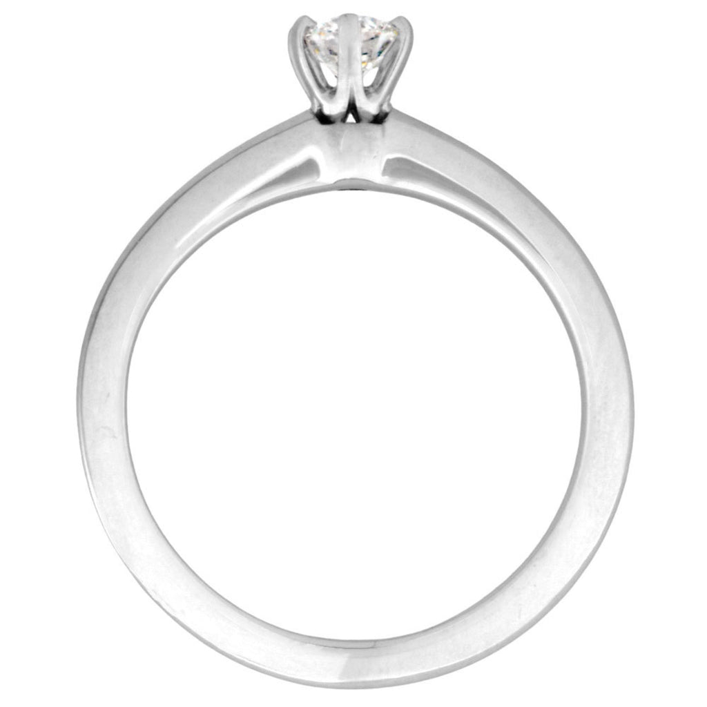 Solitaire Ring Platinum with Diamond