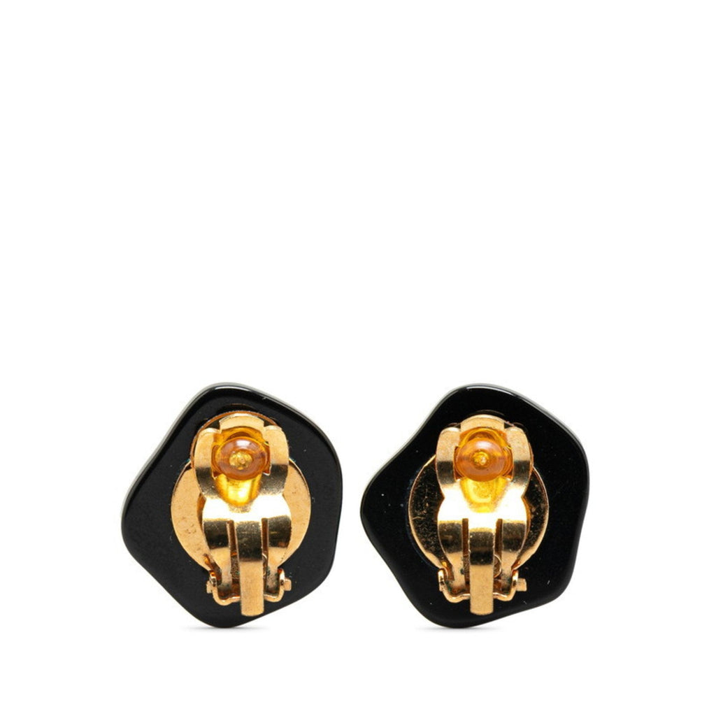 CC Logo Clip-On Earrings Metal