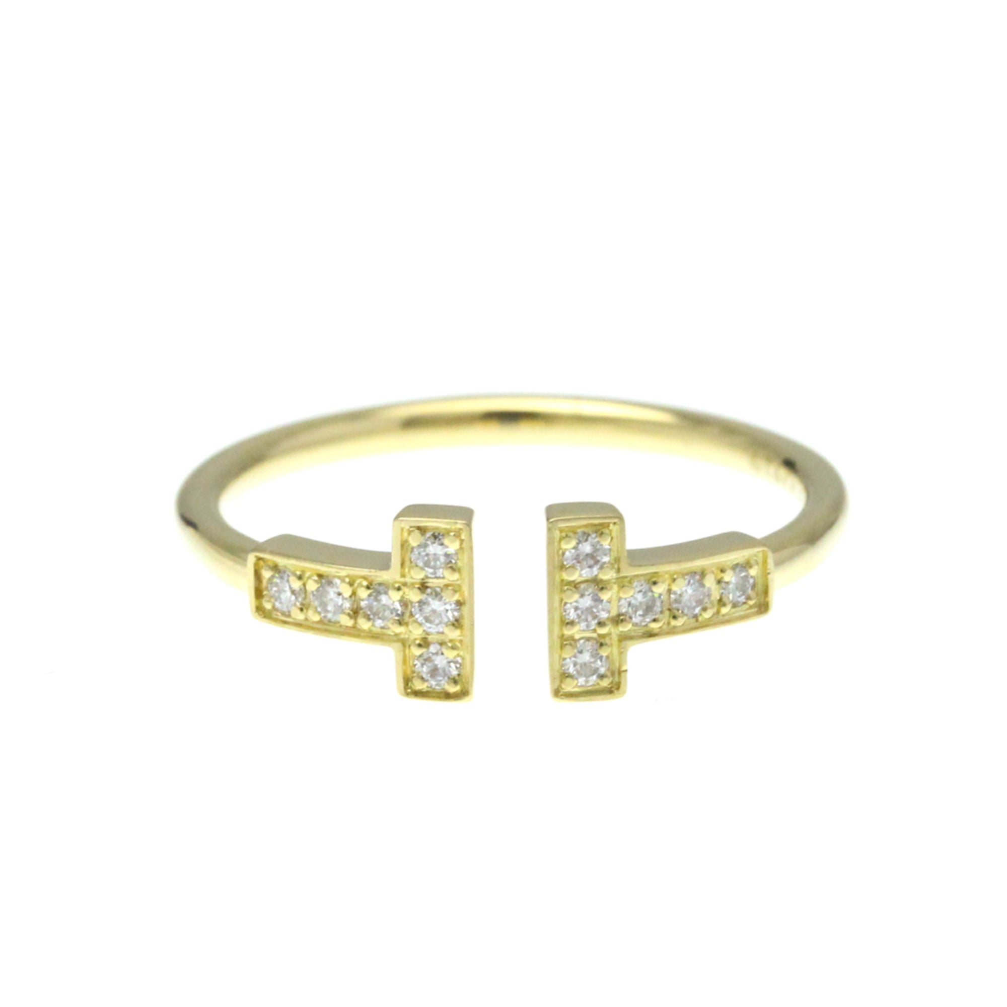 Band Ring 18K Yellow Gold With Diamond