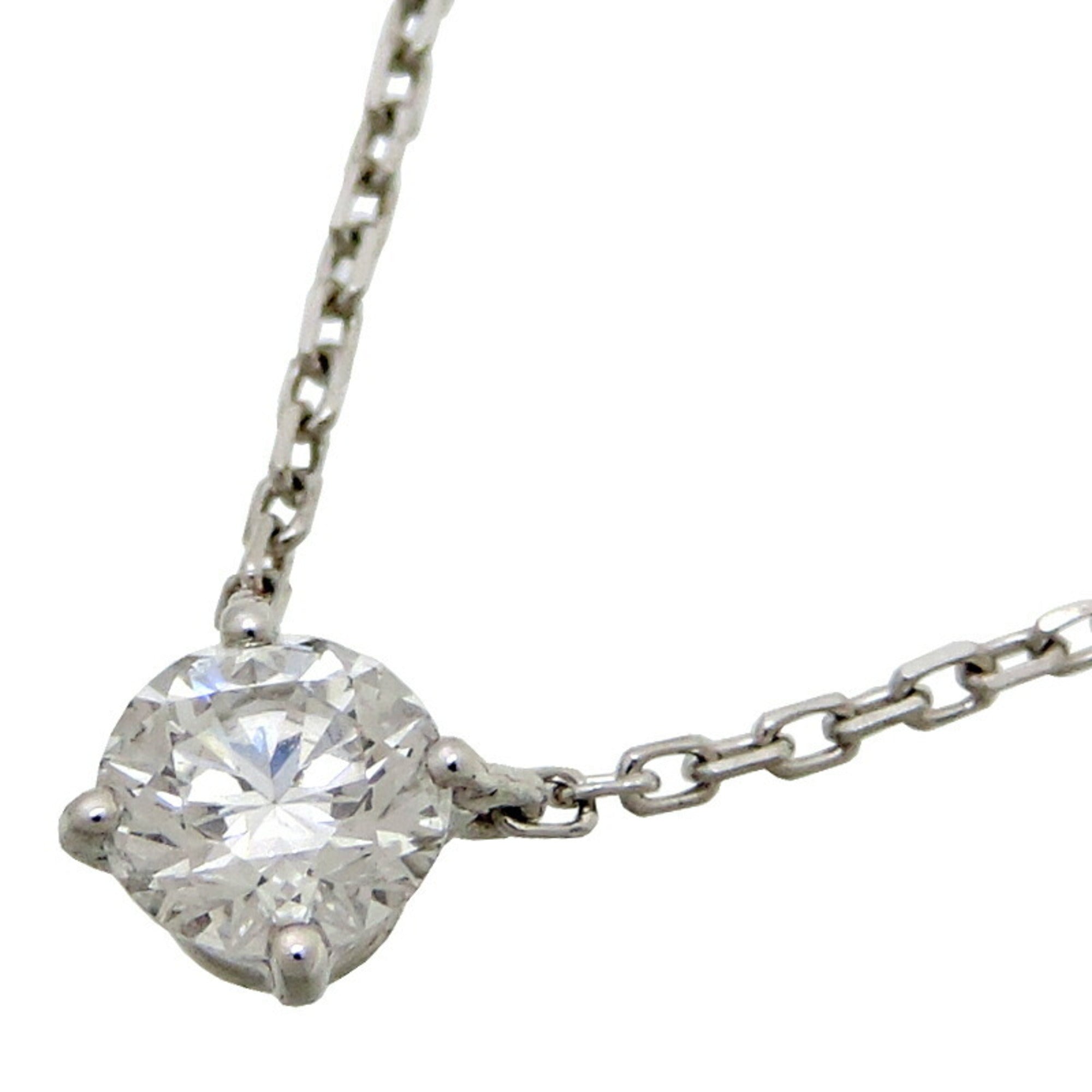 Love Pendant Necklace 18K White Gold with Diamond