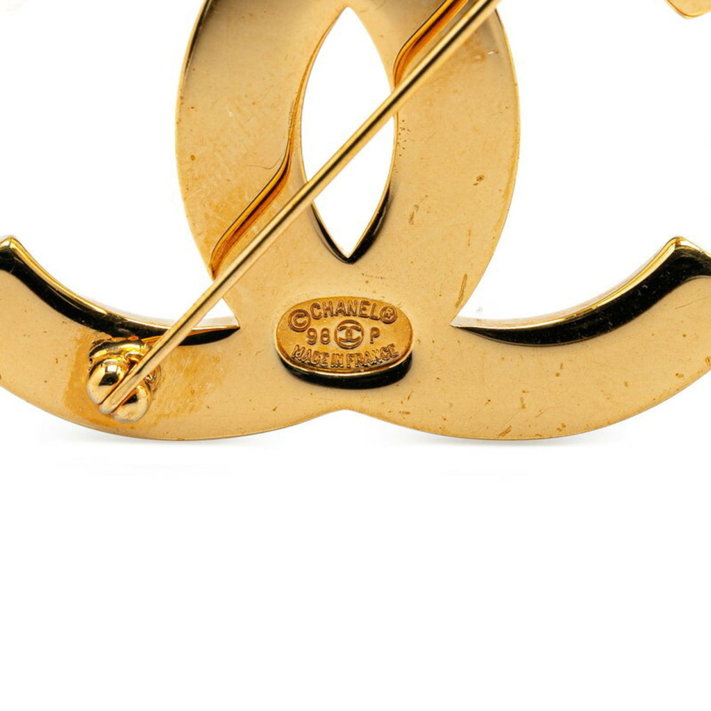 CC Logo Brooch Metal