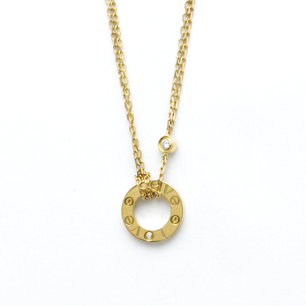 Pendant Necklace 18K Yellow Gold with Diamond