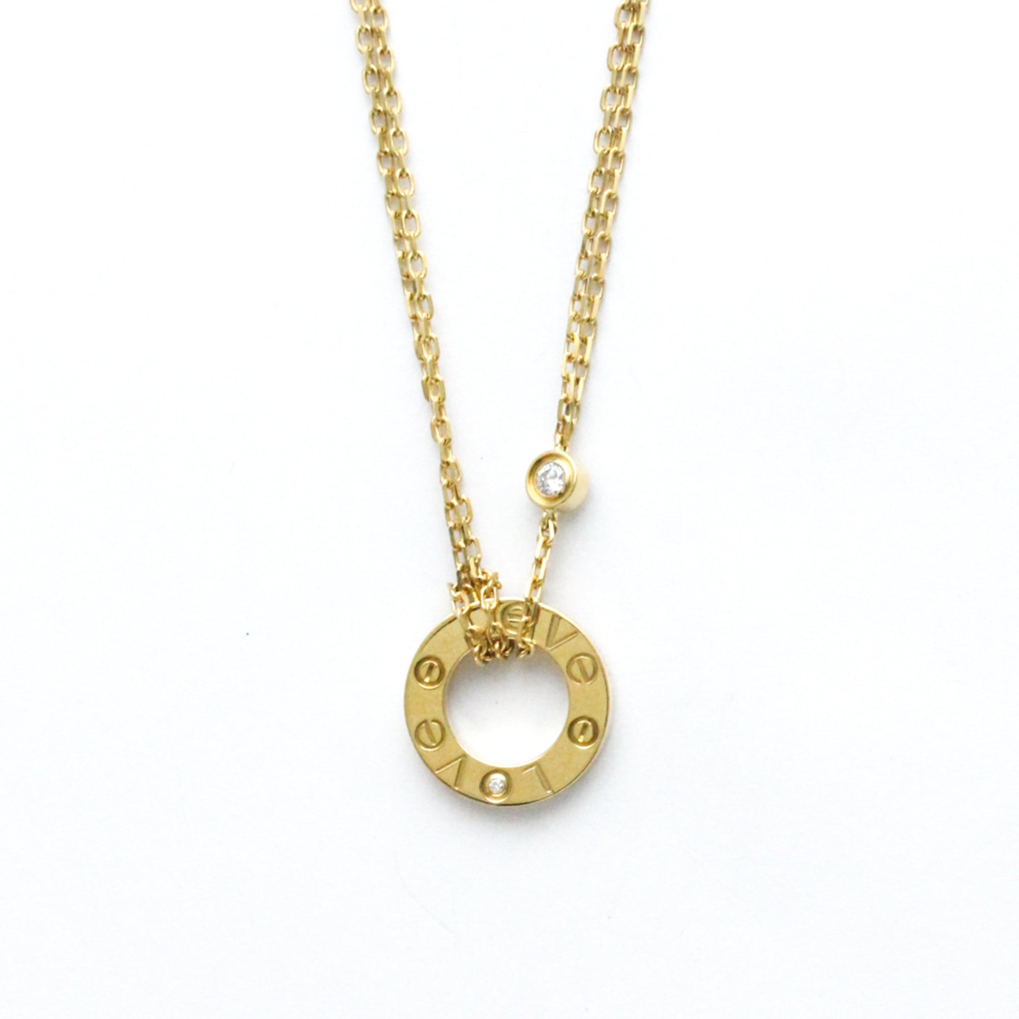 Pendant Necklace 18K Yellow Gold with Diamond