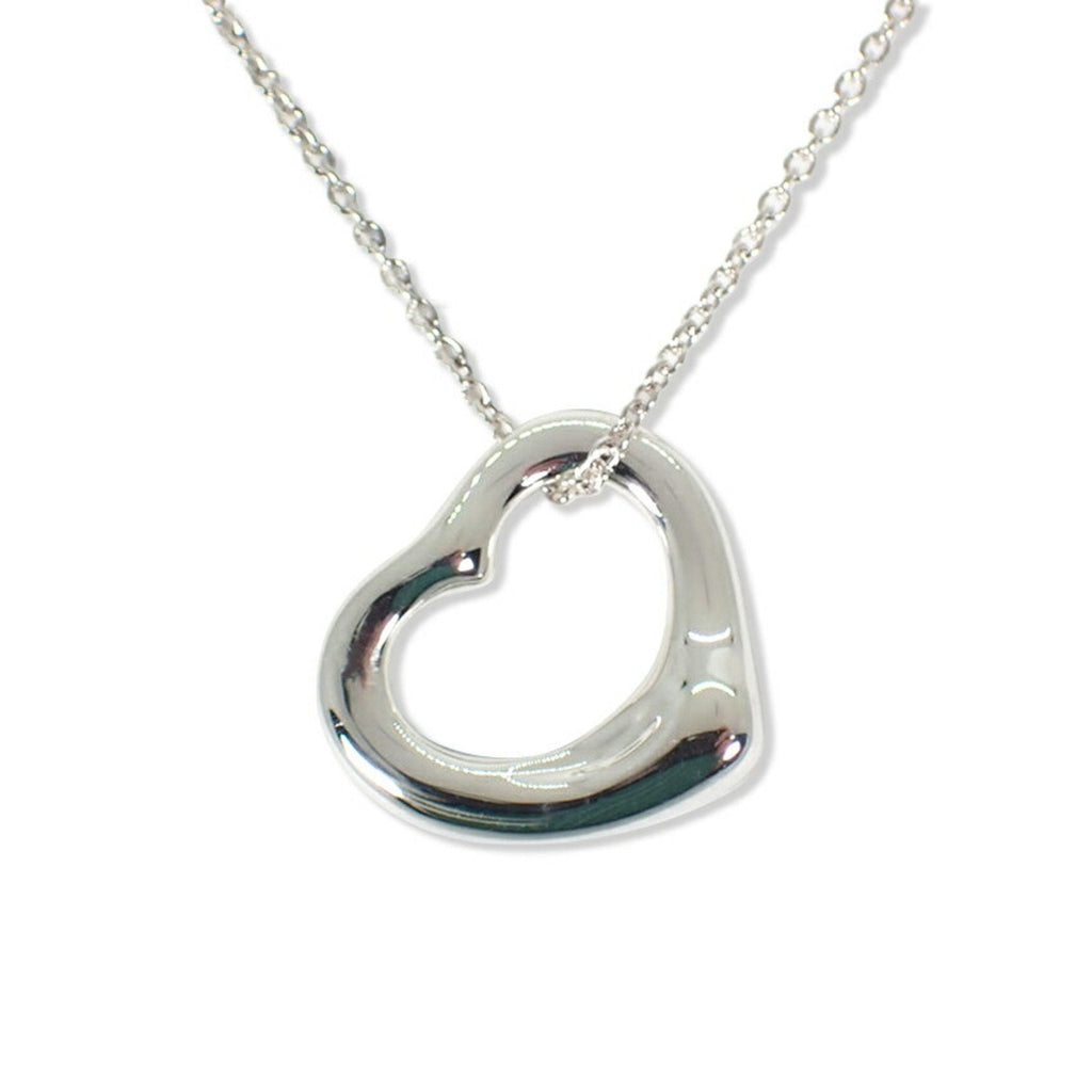 Heart Pendant Necklace Sterling Silver