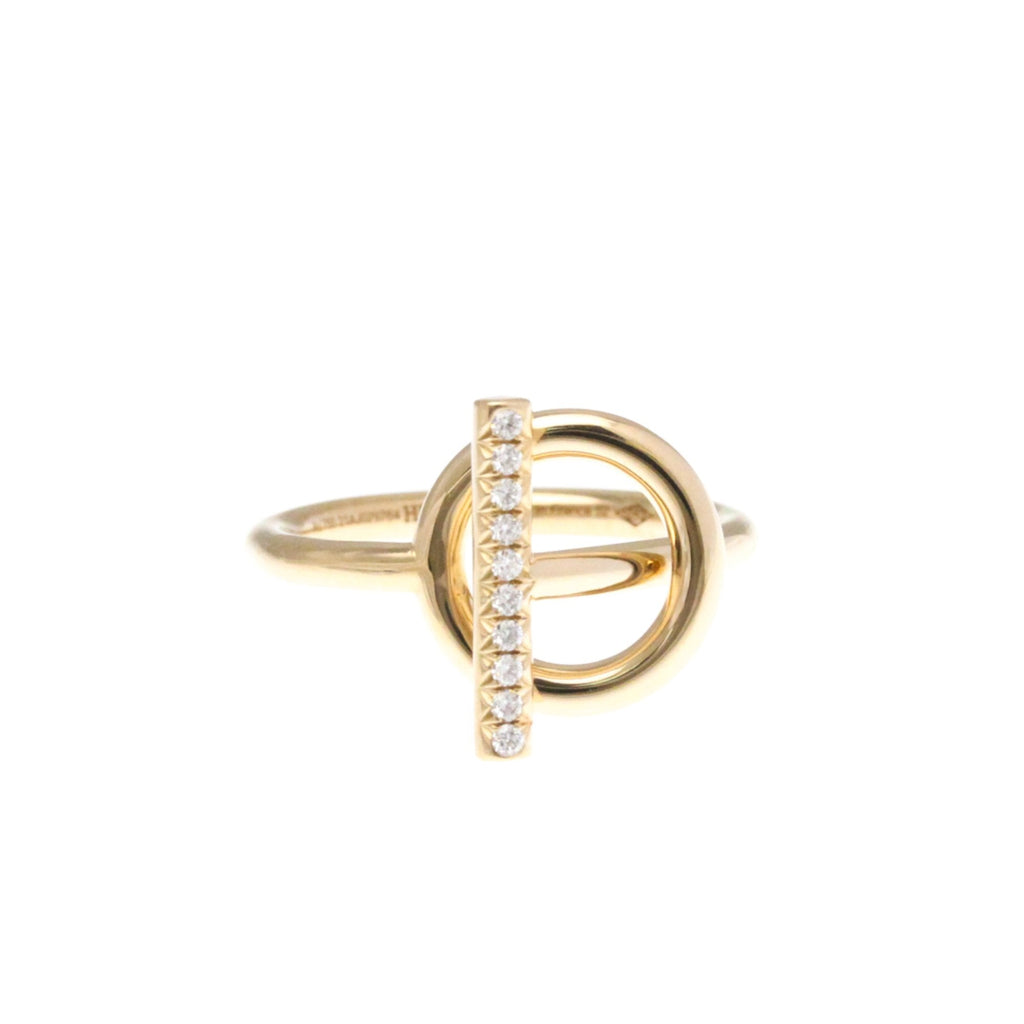 Echappee Band Ring 18K Rose Gold with Diamond