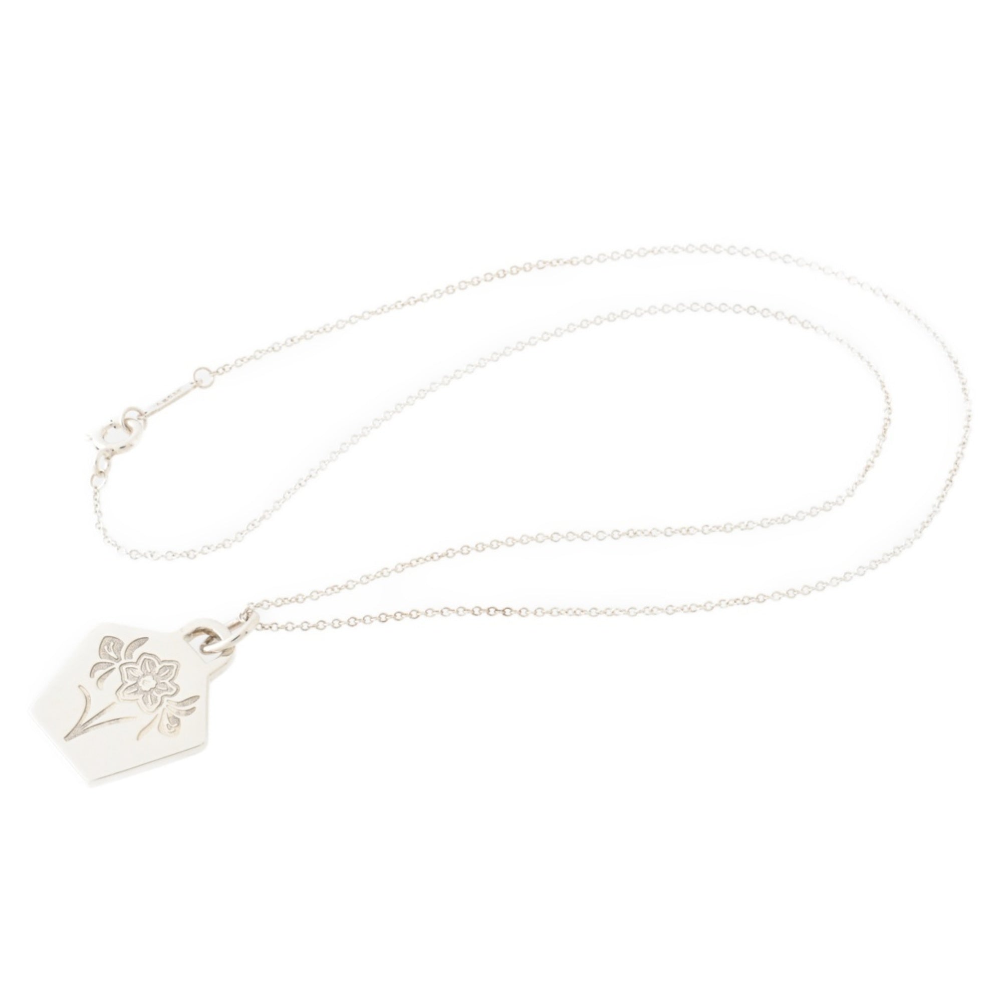 Pendant Necklace Sterling Silver 40cm