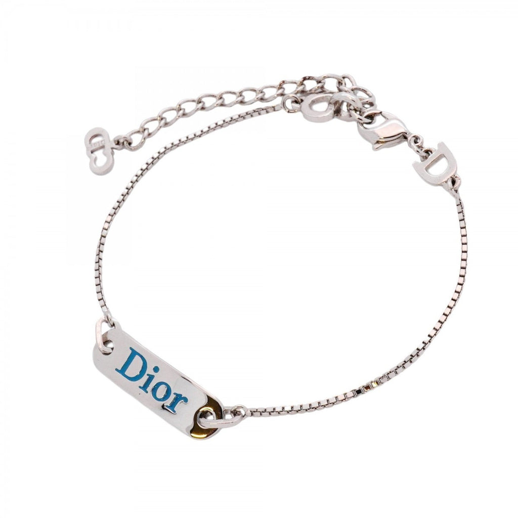 Bracelet Metal Blue Silver