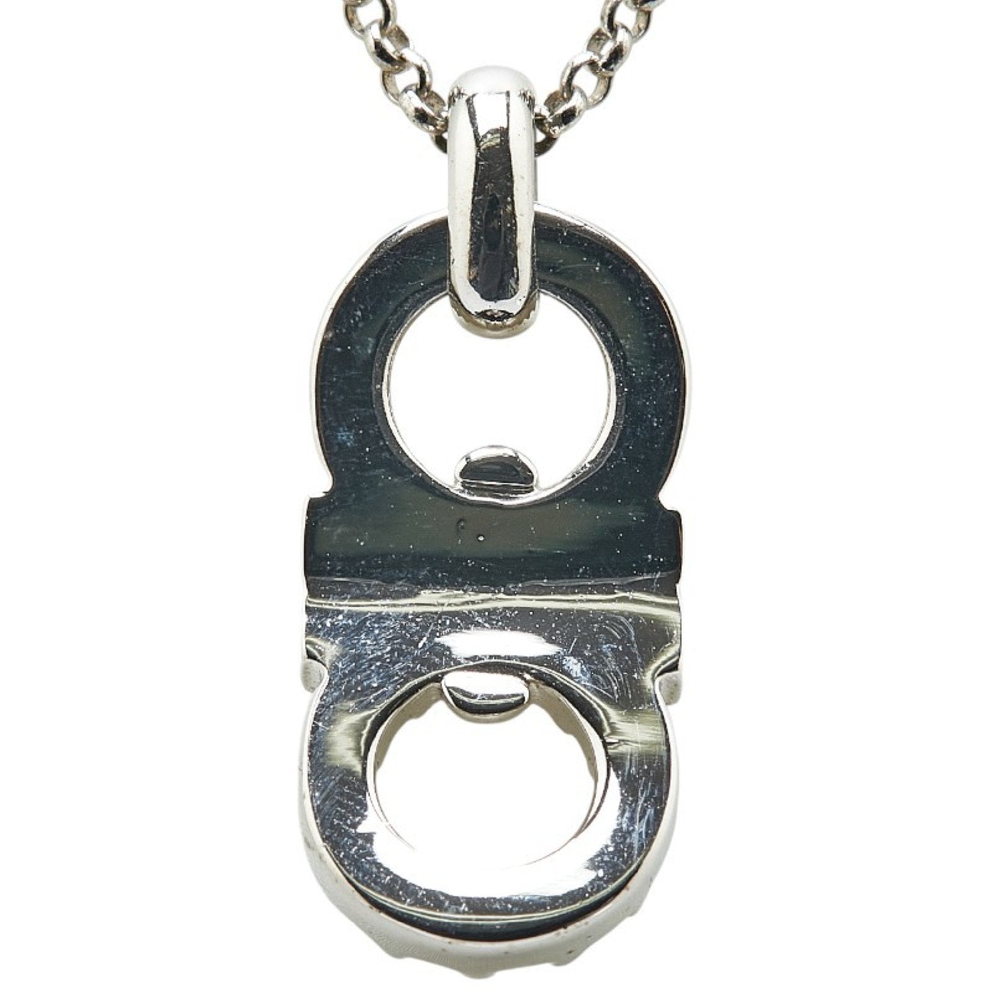 Gancini Pendant Necklace Metal
