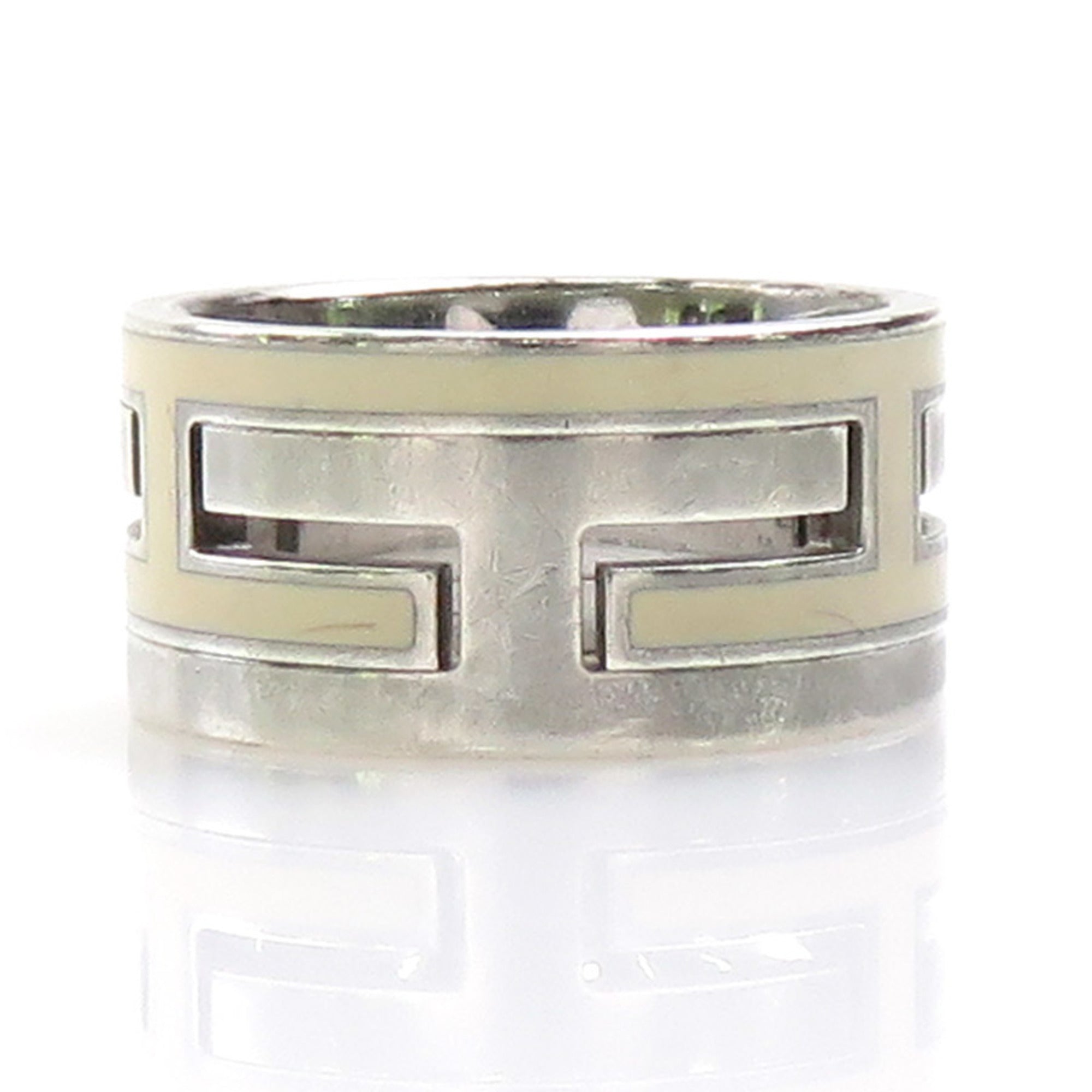 Ring Enamel and Sterling Silver