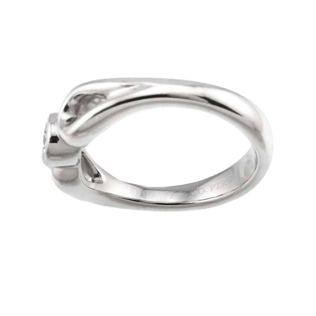 Double Teardrop Diamond Ring Platinum