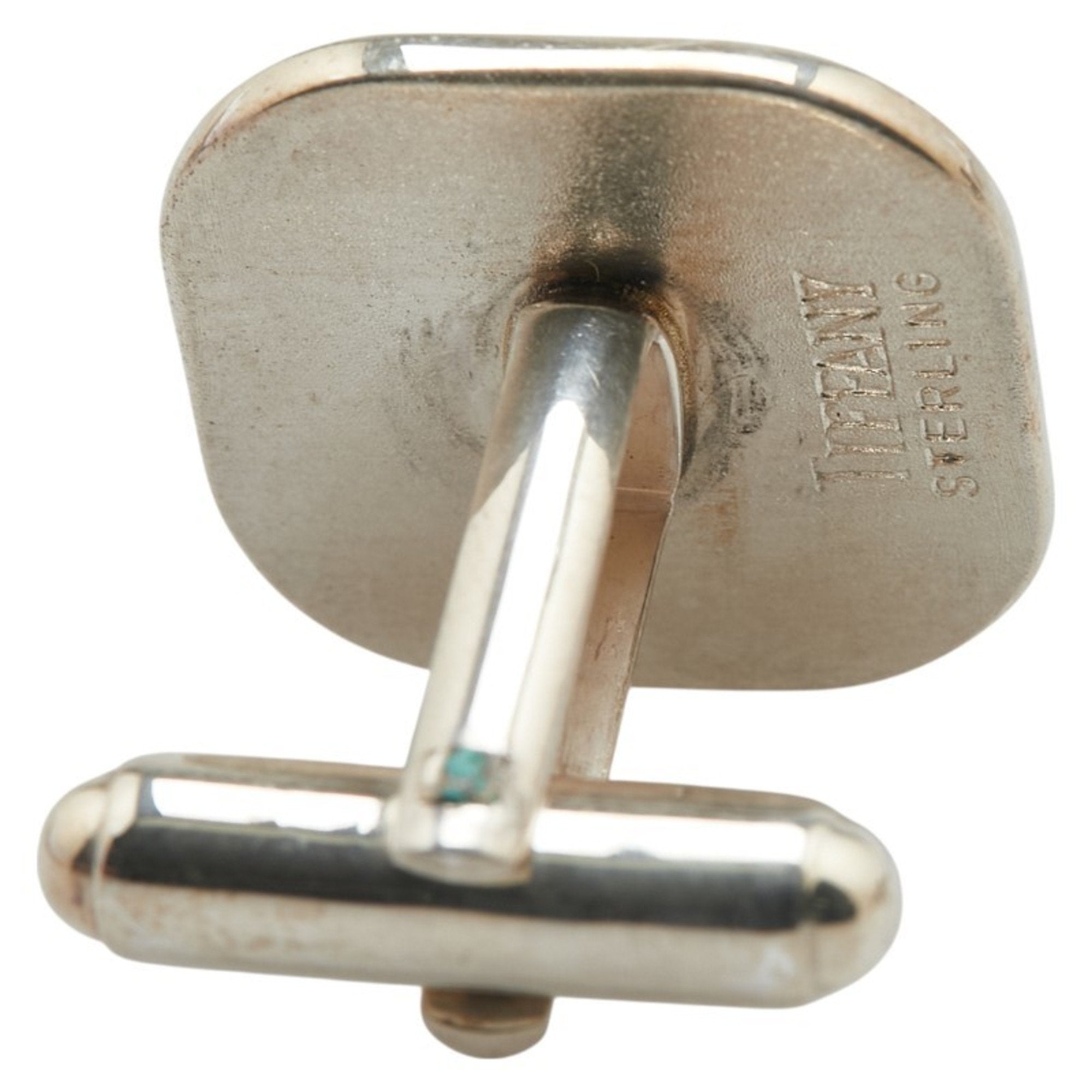 Silver Metal Cufflinks Bracelet