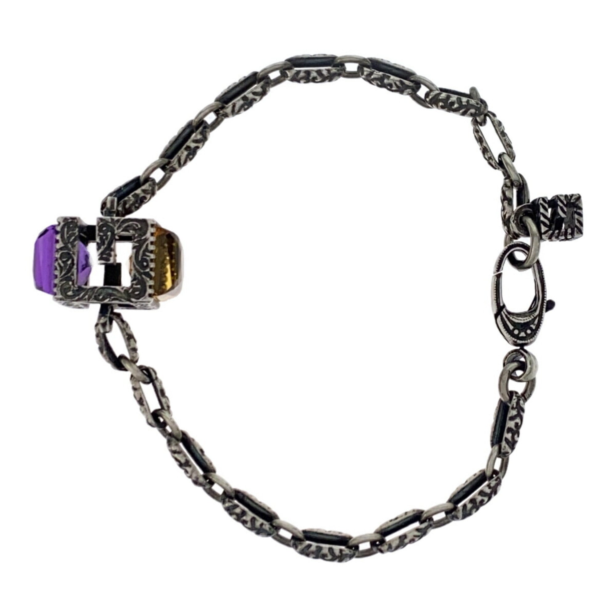 G Cube Bracelet Sterling Silver