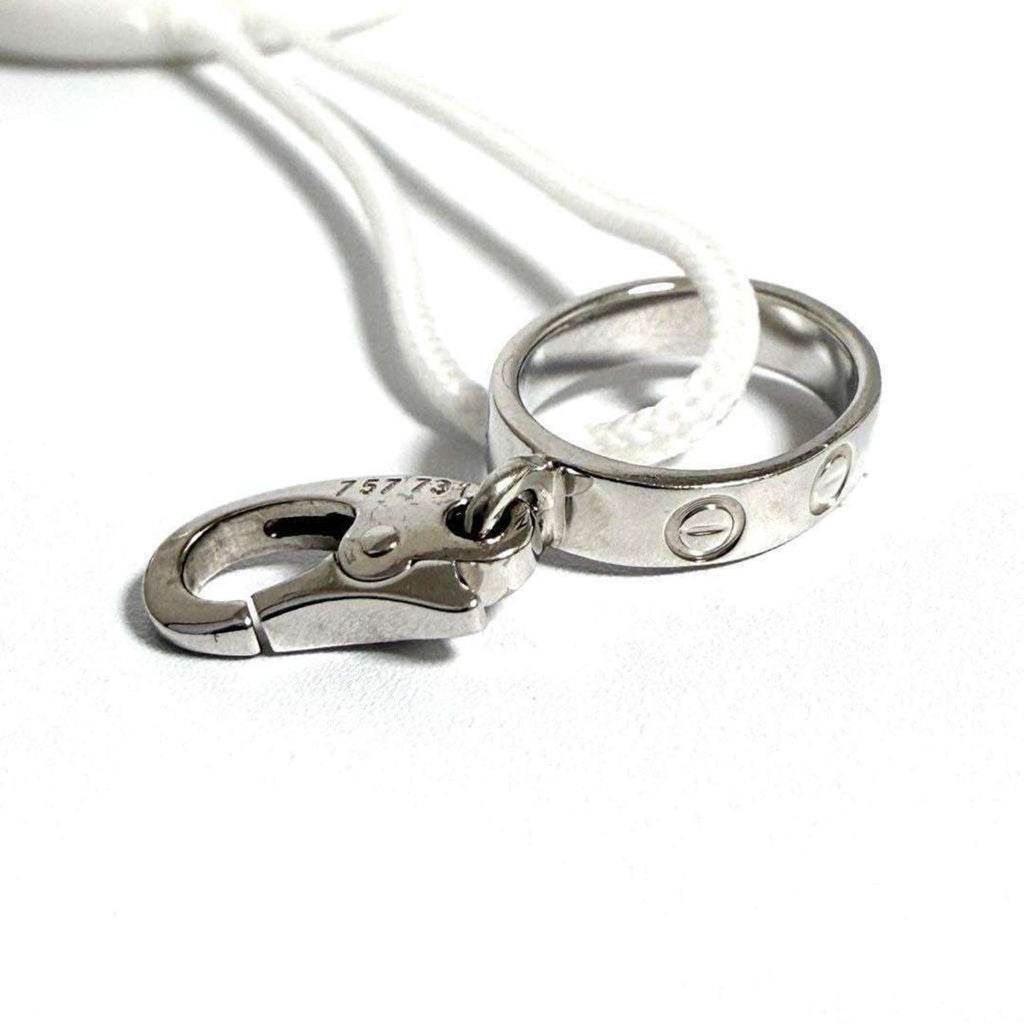 Love Pendant Necklace Metal and 18K White Gold