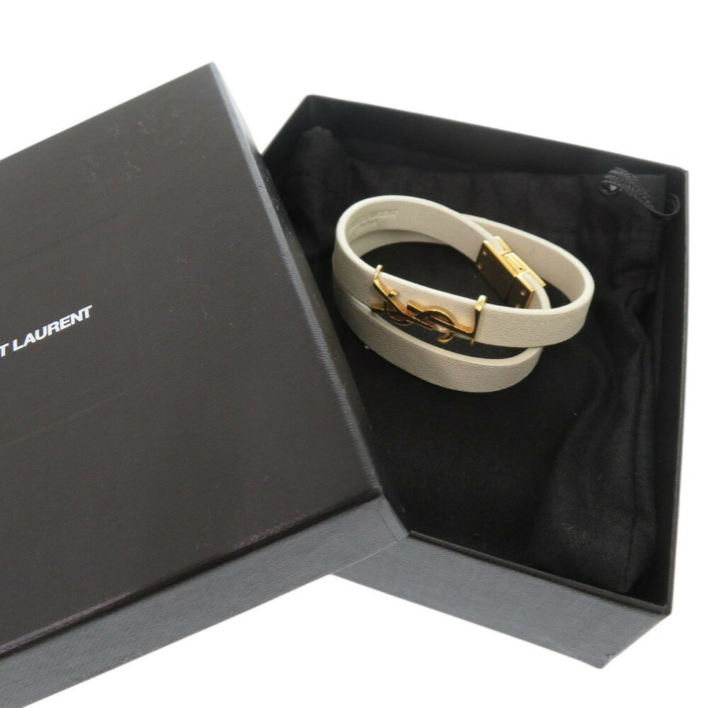 Charm Bracelet Leather White