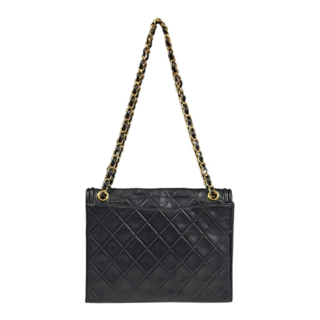 Vintage Diamond CC Flap Bag Quilted Lambskin Medium