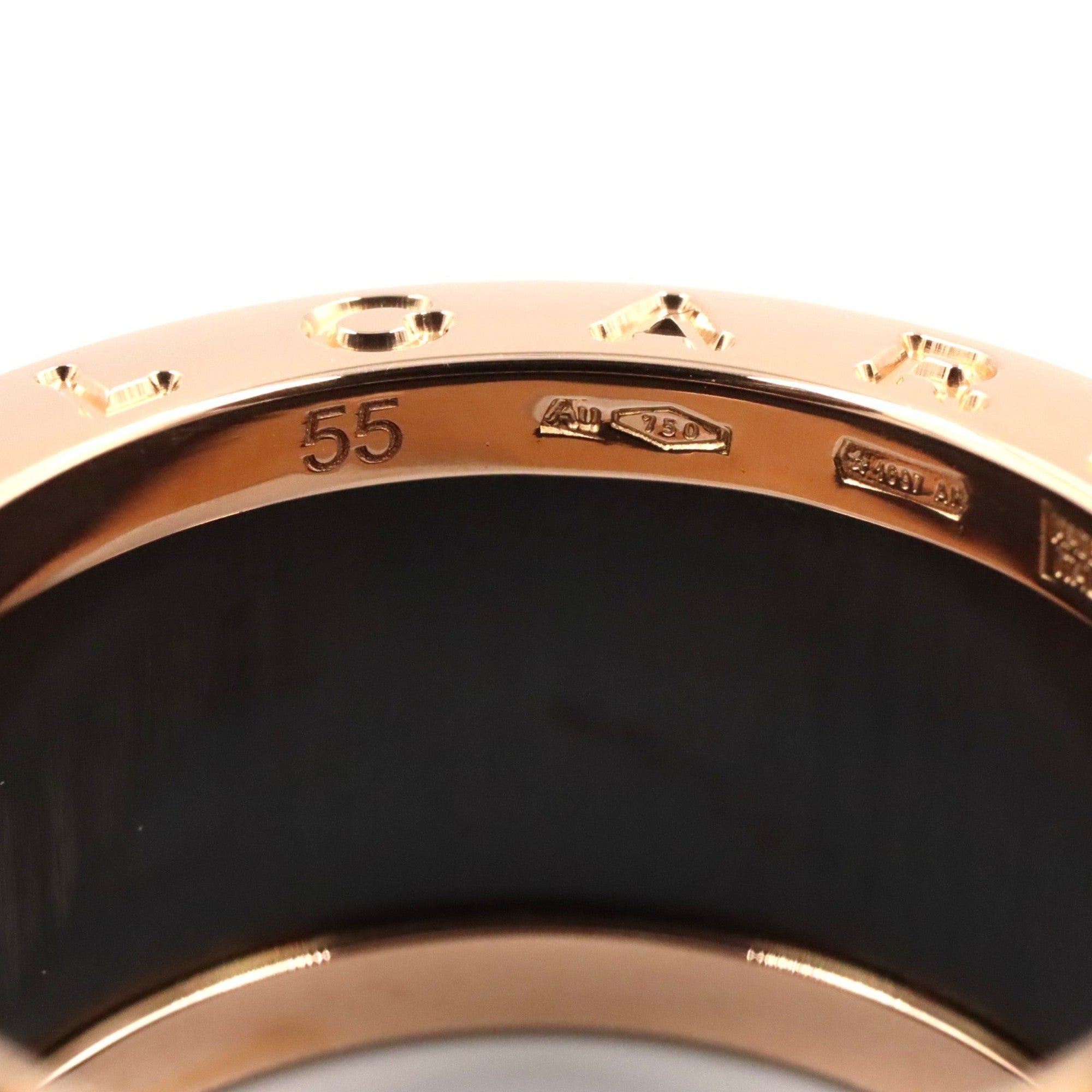 B.Zero1 Ring 18K Rose Gold and Ceramic