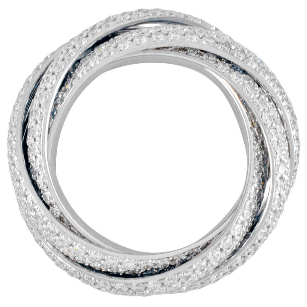 Band Ring 18K White Gold
