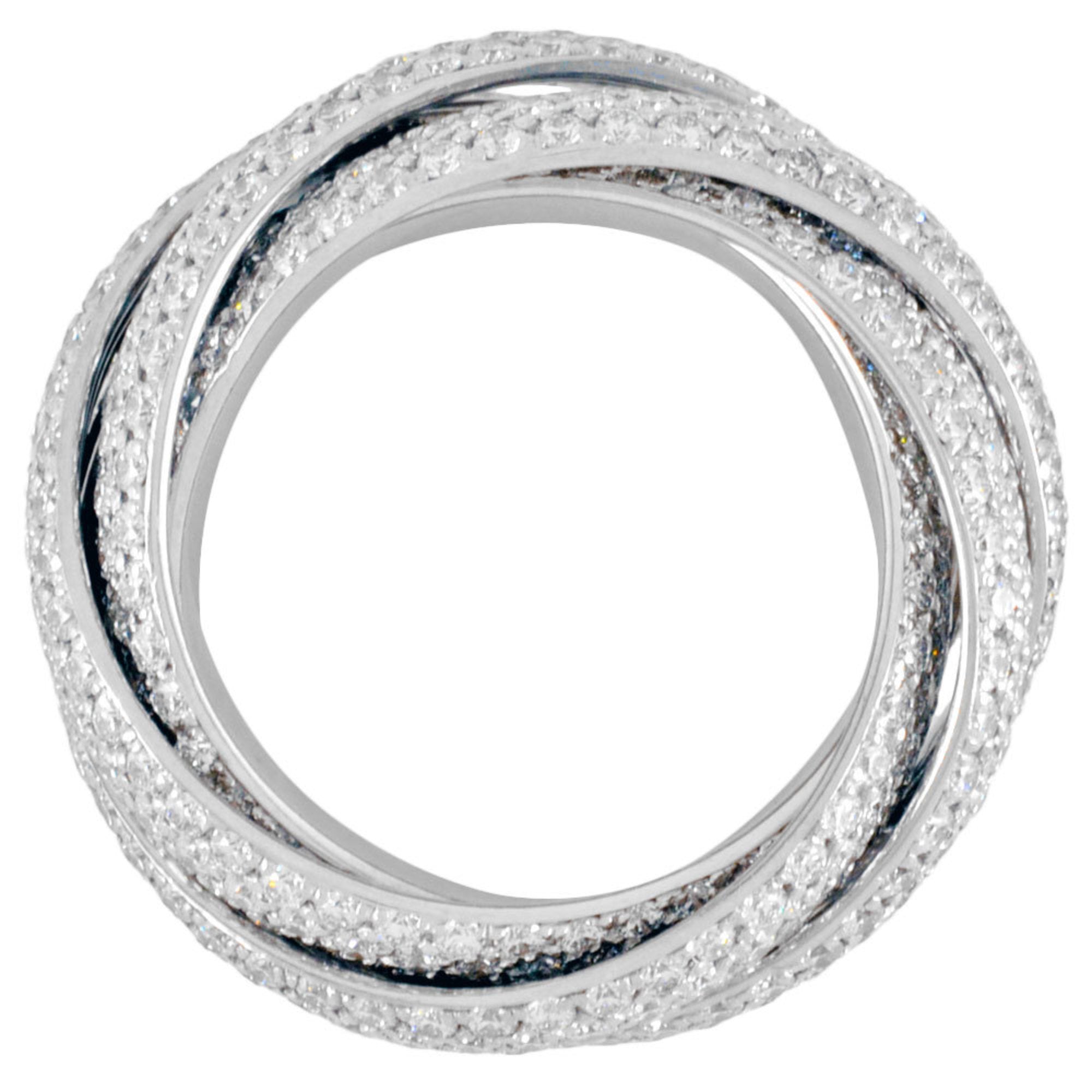 Band Ring 18K White Gold