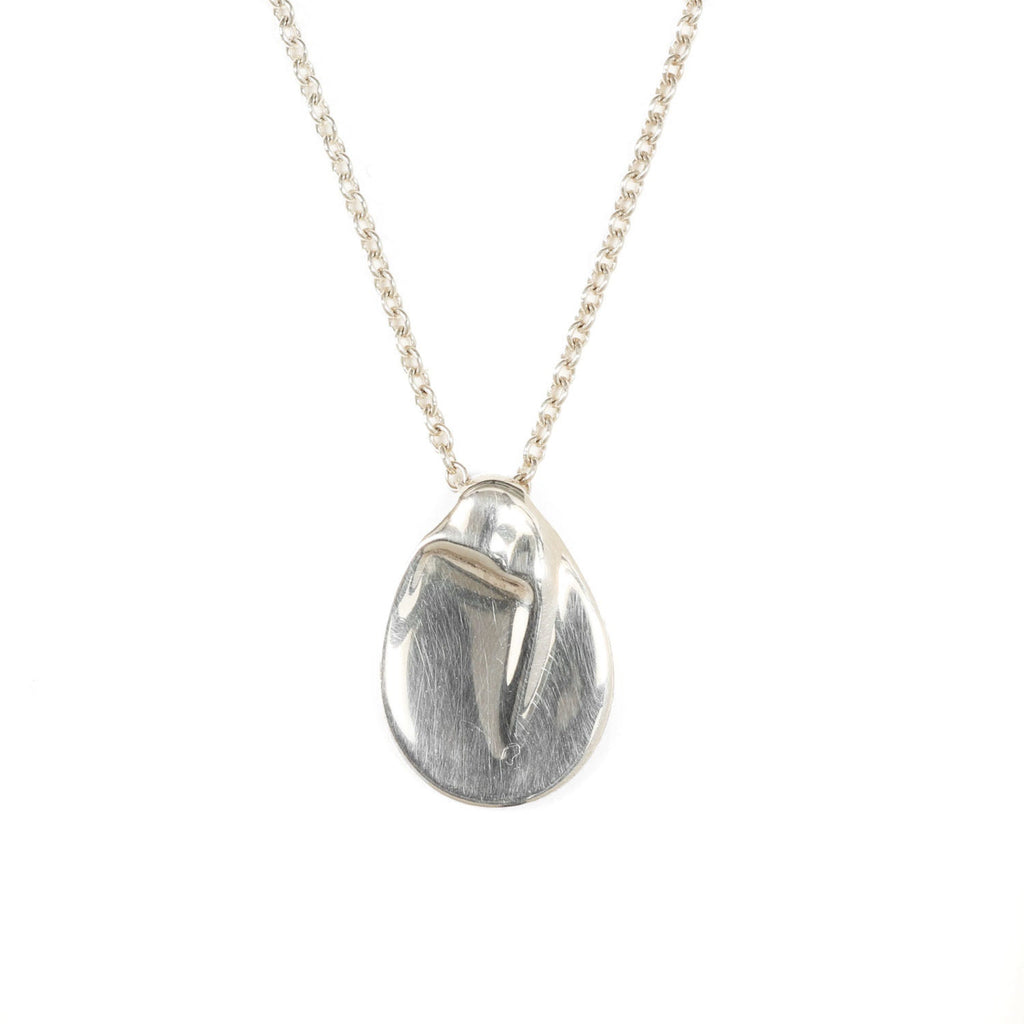 Elsa Peretti Pendant Necklace Sterling Silver 14mm