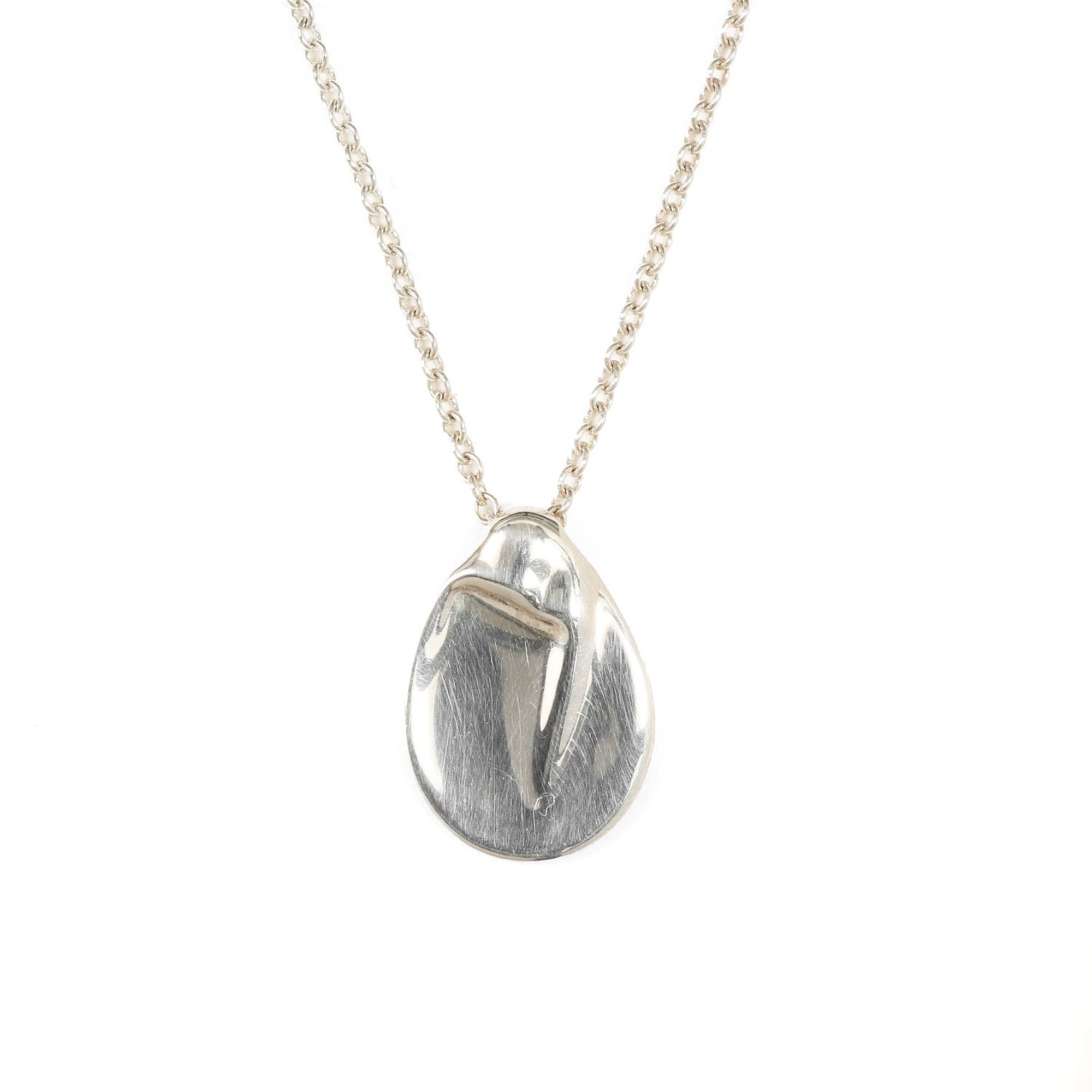Elsa Peretti Pendant Necklace Sterling Silver 14mm