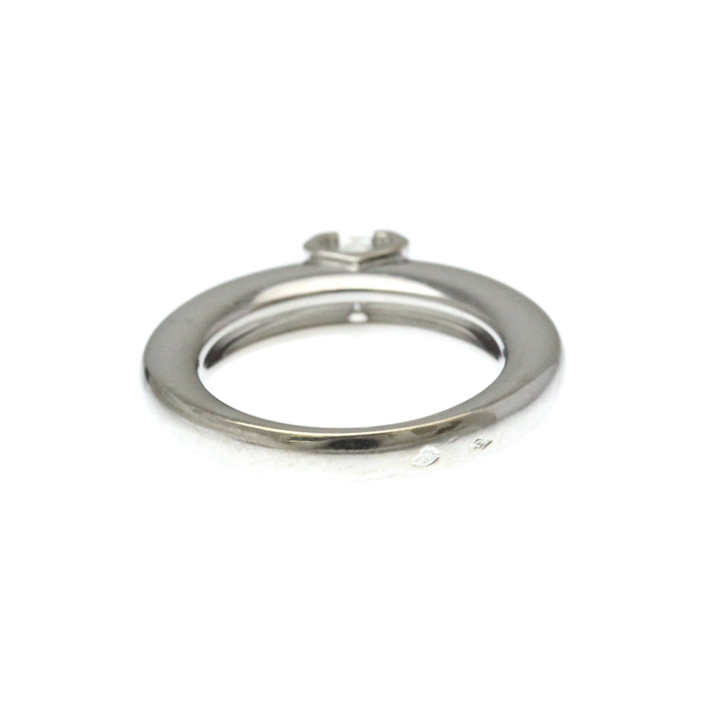 C de Cartier Ring Sterling Silver and 18K White Gold