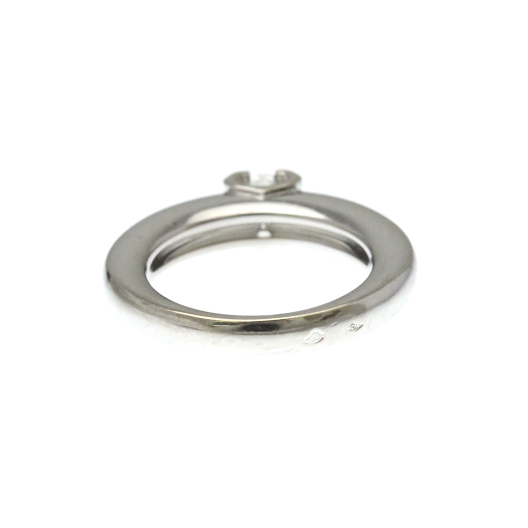C de Cartier Ring Sterling Silver and 18K White Gold