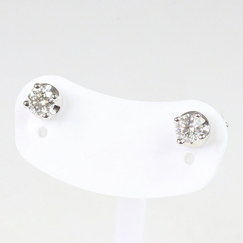 Single Earring 18K White Gold