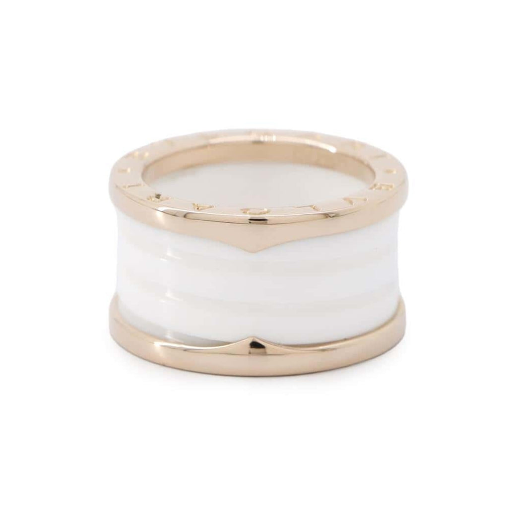 B.Zero1 Four Band Ring 18K Rose Gold and Ceramic