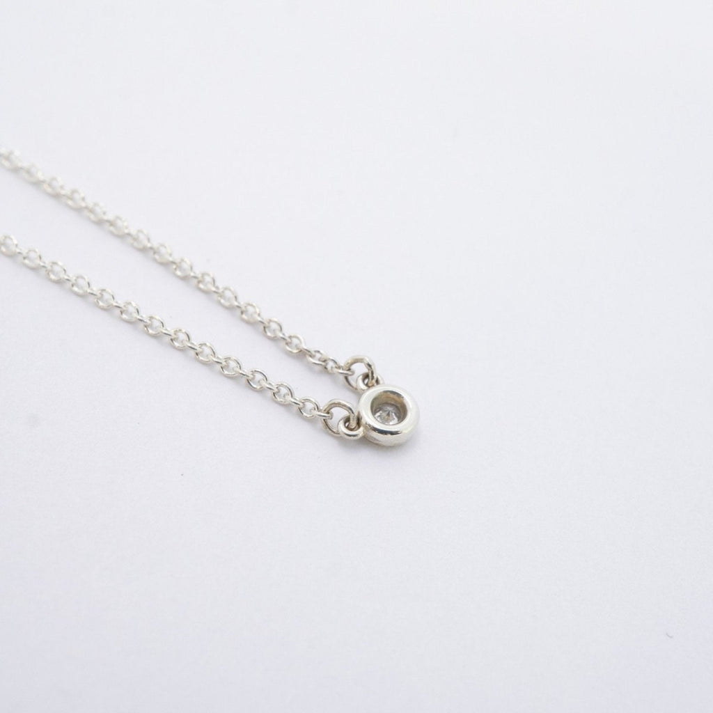 Elsa Peretti Diamonds By The Yard Pendant Necklace Sterling Silver and Diamond