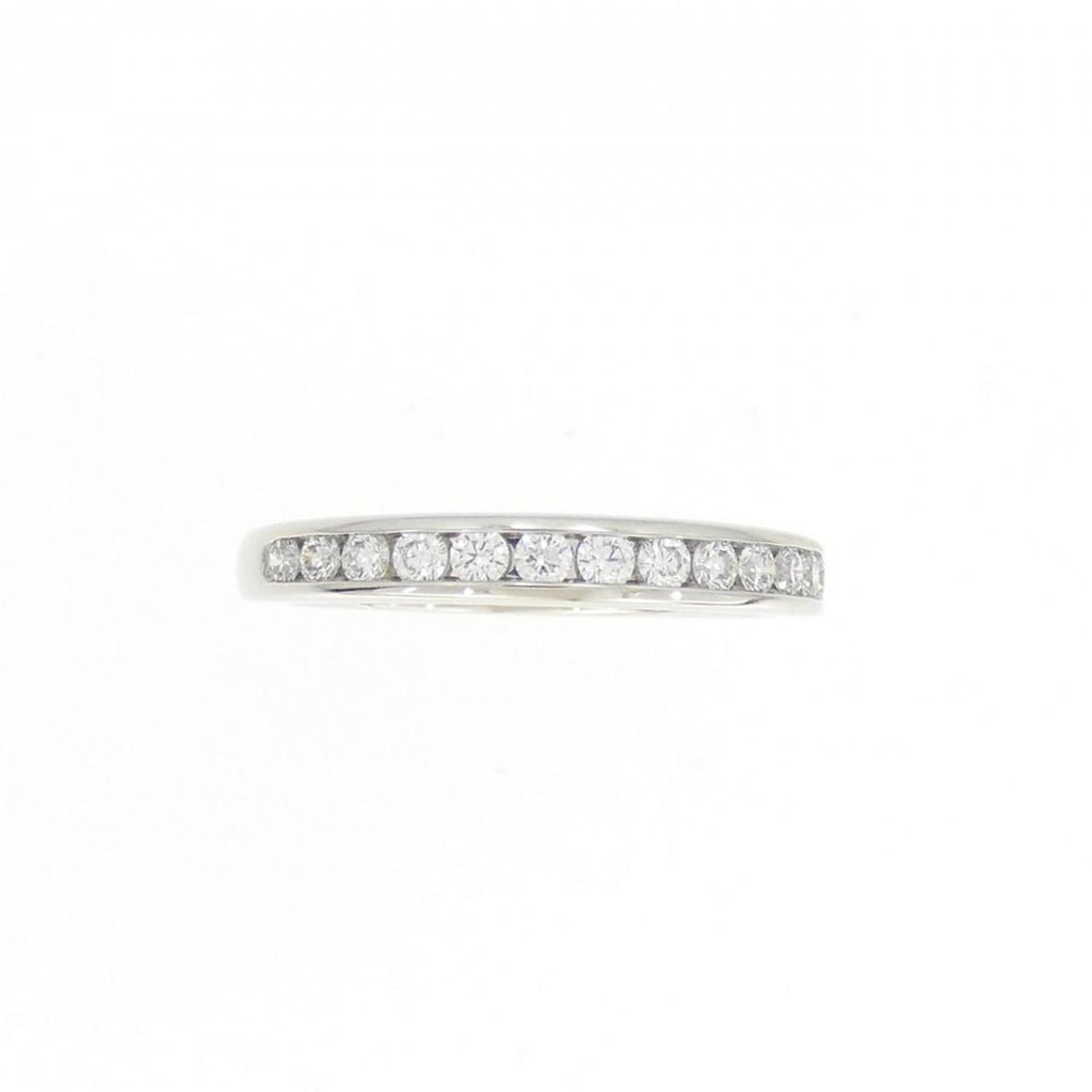 Half Circle Channel Setting Ring with Diamond