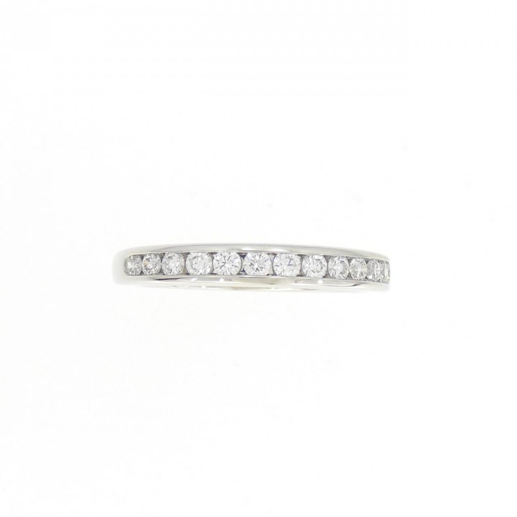 Half Circle Channel Setting Ring with Diamond