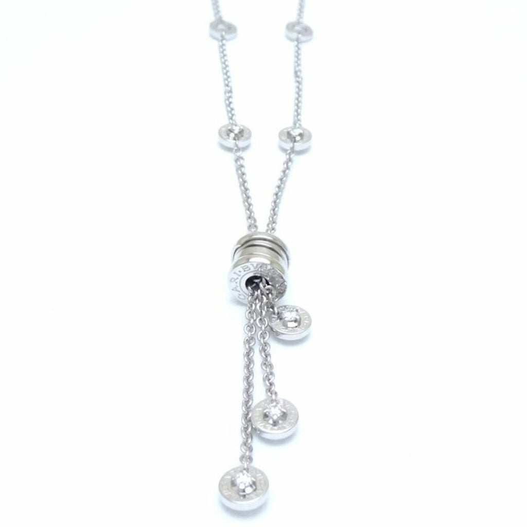 B.Zero1 Element Pendant Necklace 18K White Gold with Diamond
