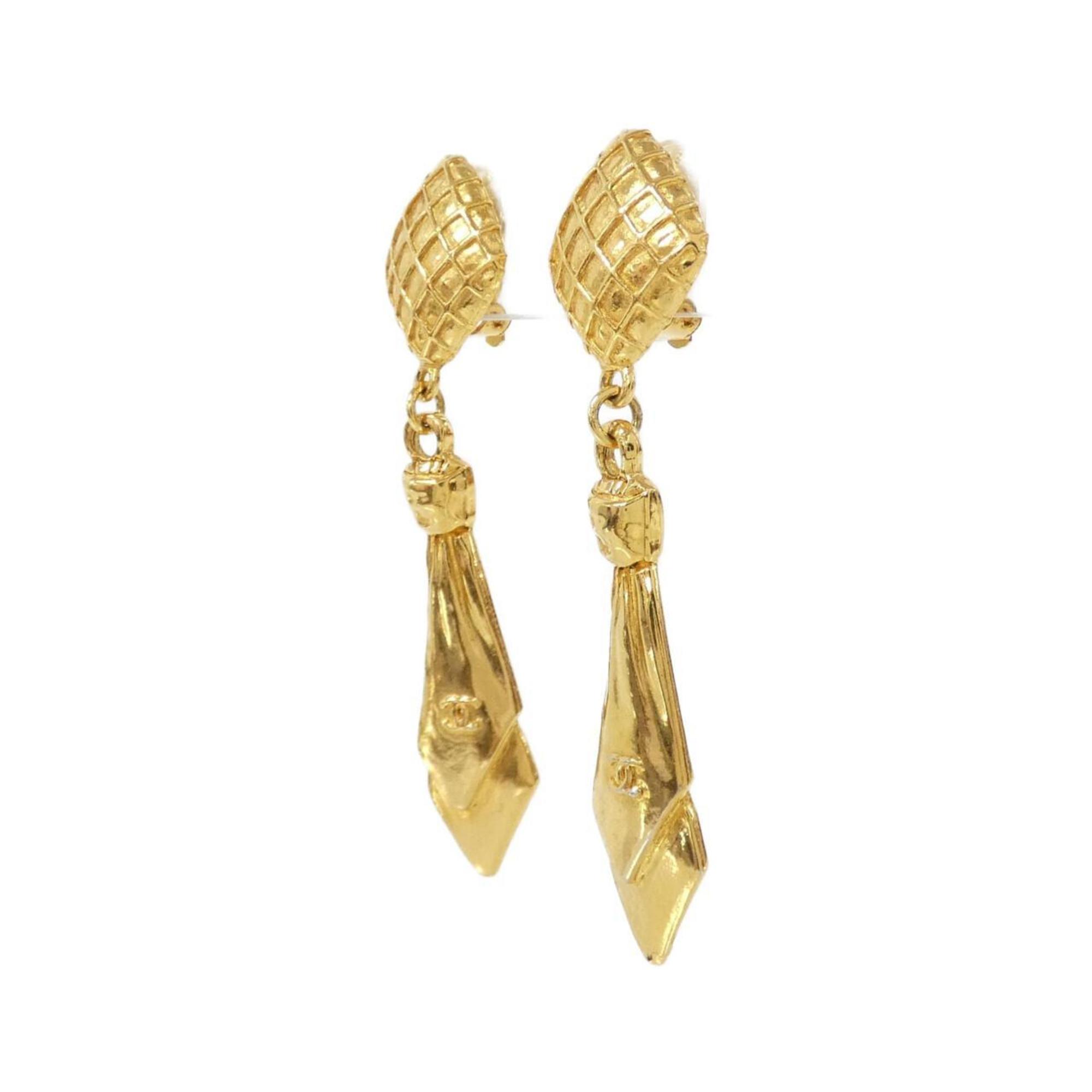 Earrings Gold-Tone Metal