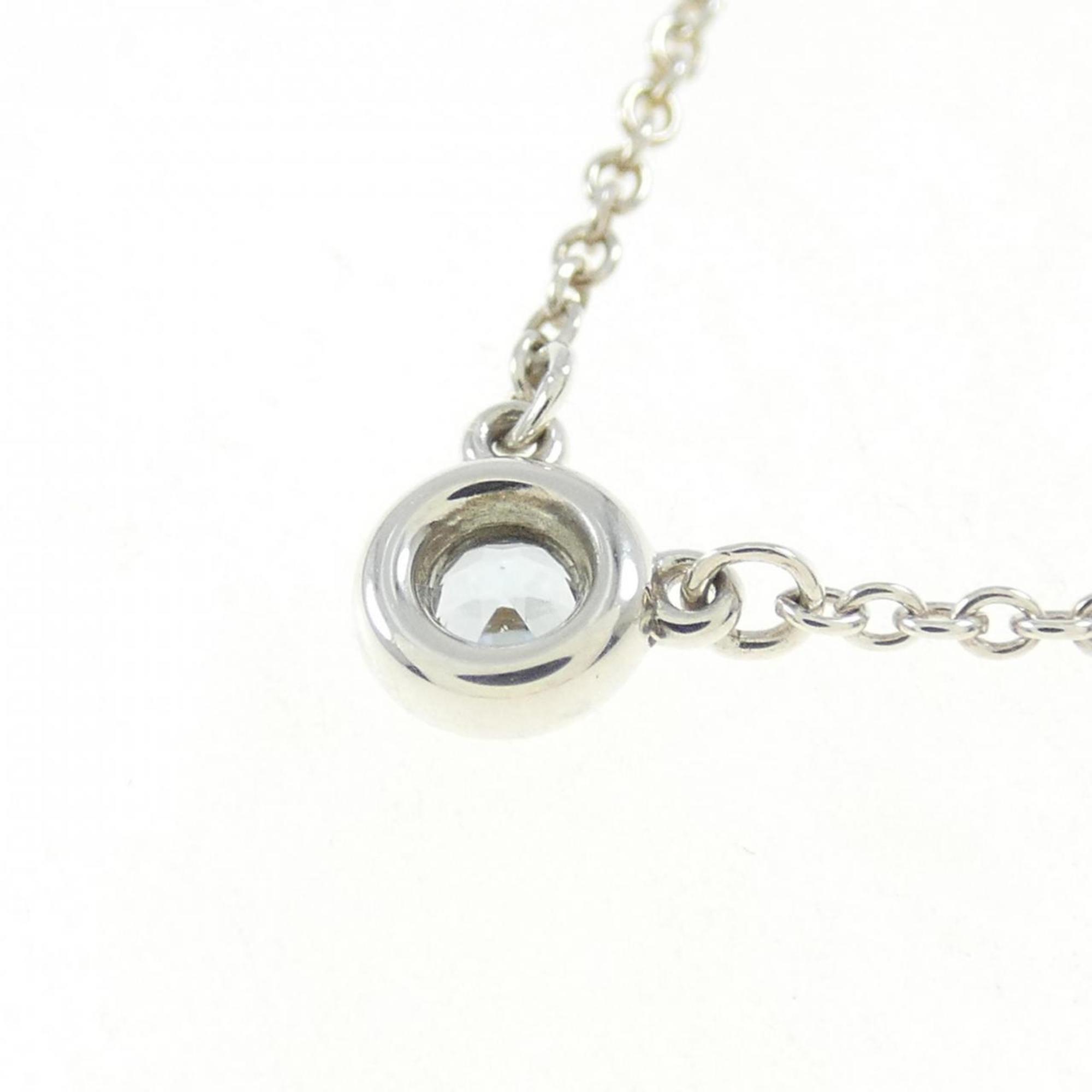 Elsa Peretti Diamonds By The Yard Pendant Necklace Sterling Silver