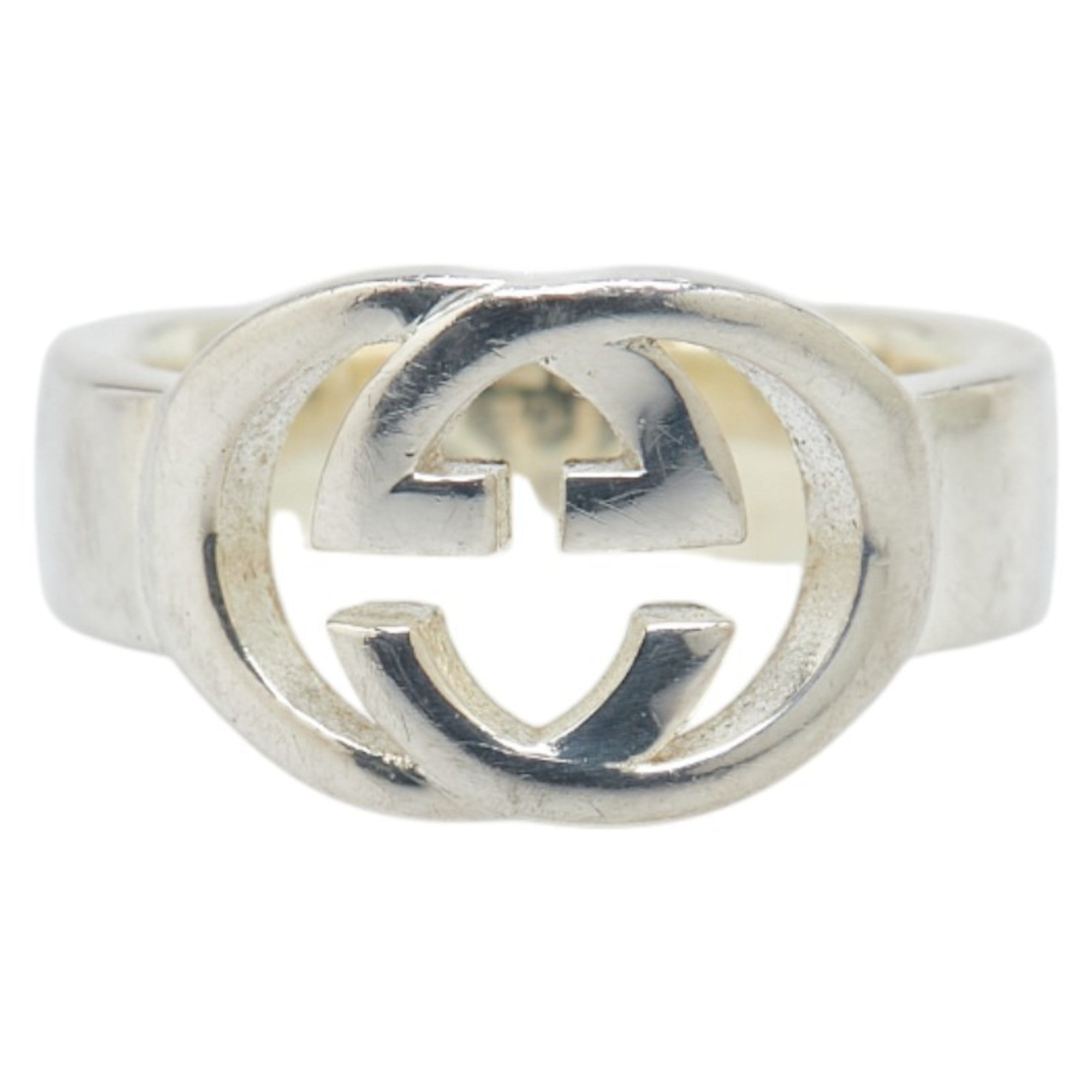 Interlocking G Ring Sterling Silver