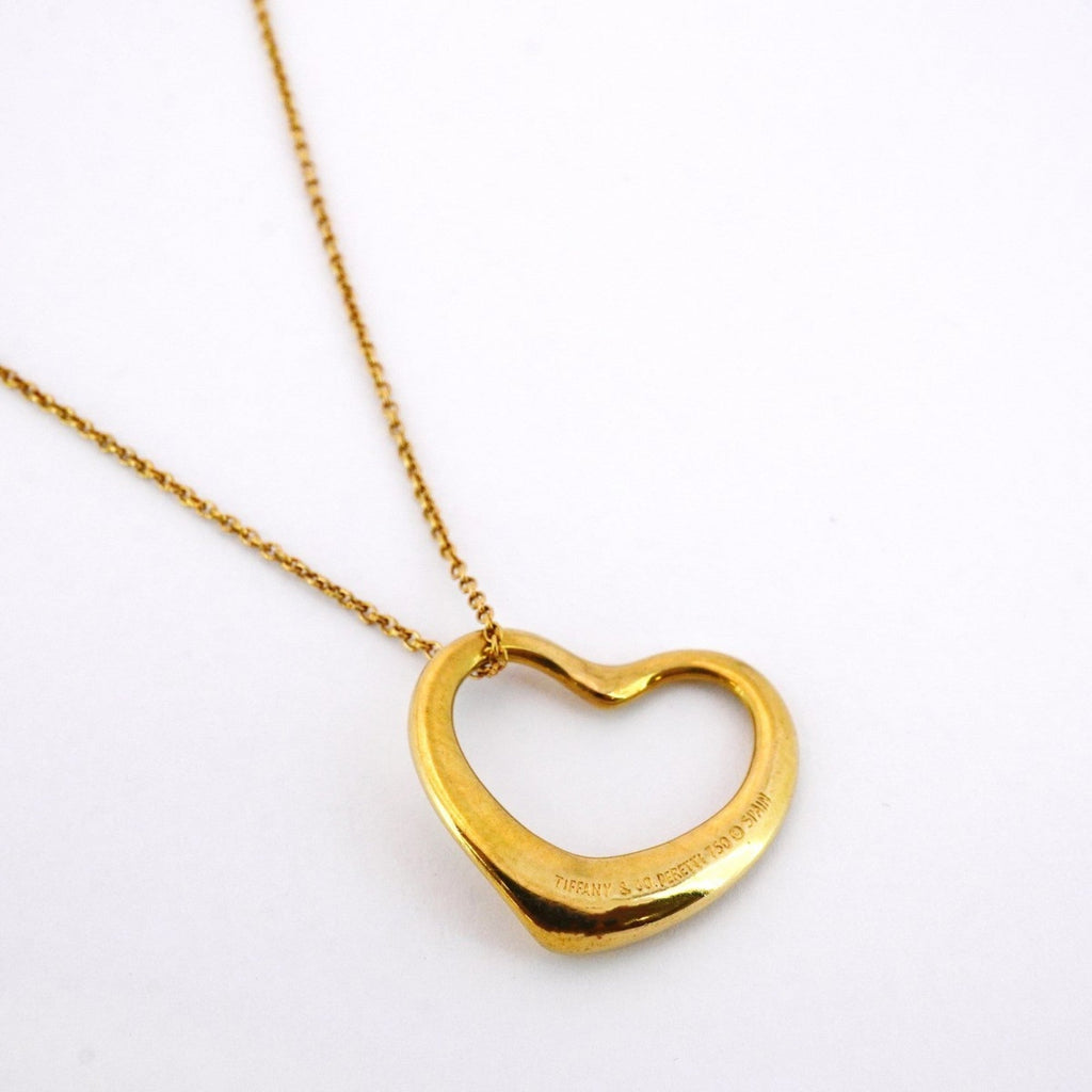 Heart Pendant Necklace 18K Yellow Gold