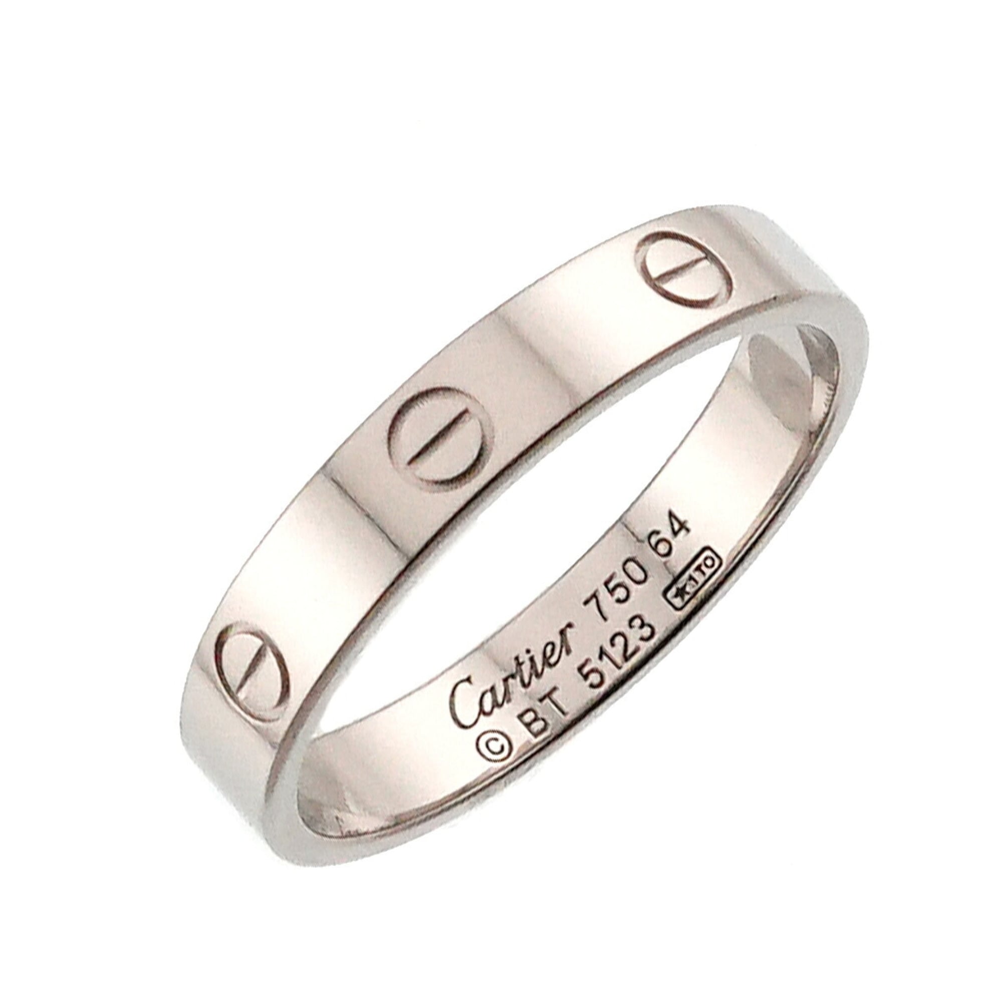 Mini Love Ring 18K White Gold