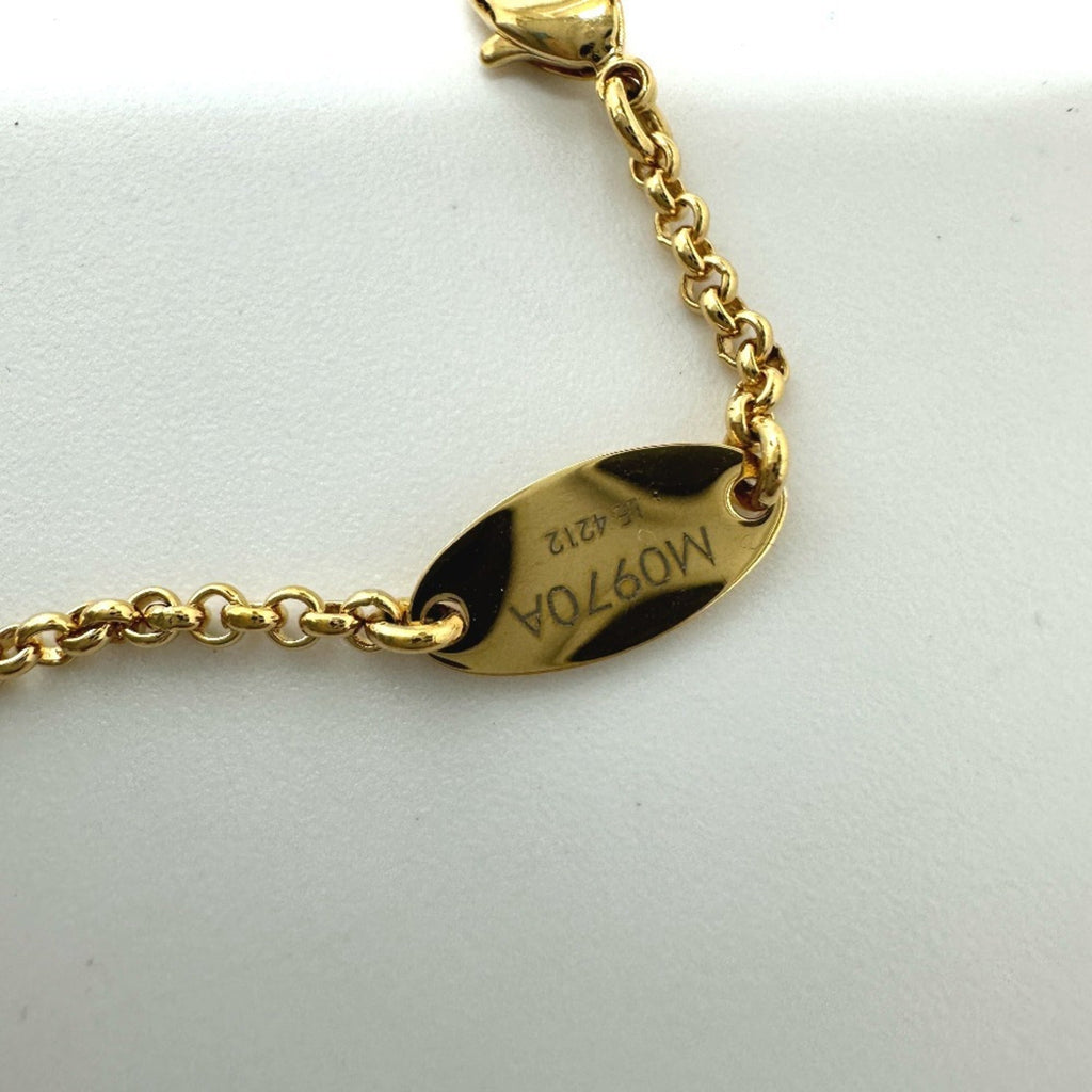 Charm Bracelet Metal Gold and Red