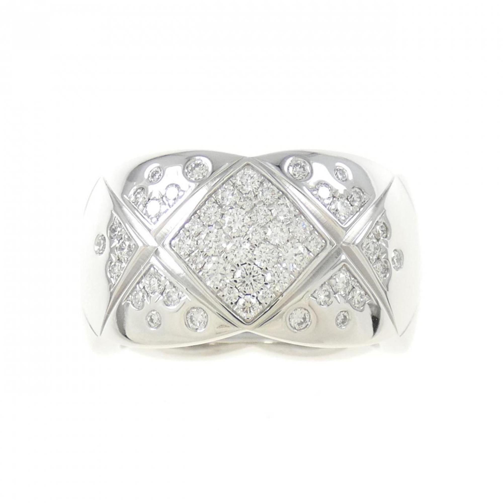 Coco Crush Ring 18K White Gold Large