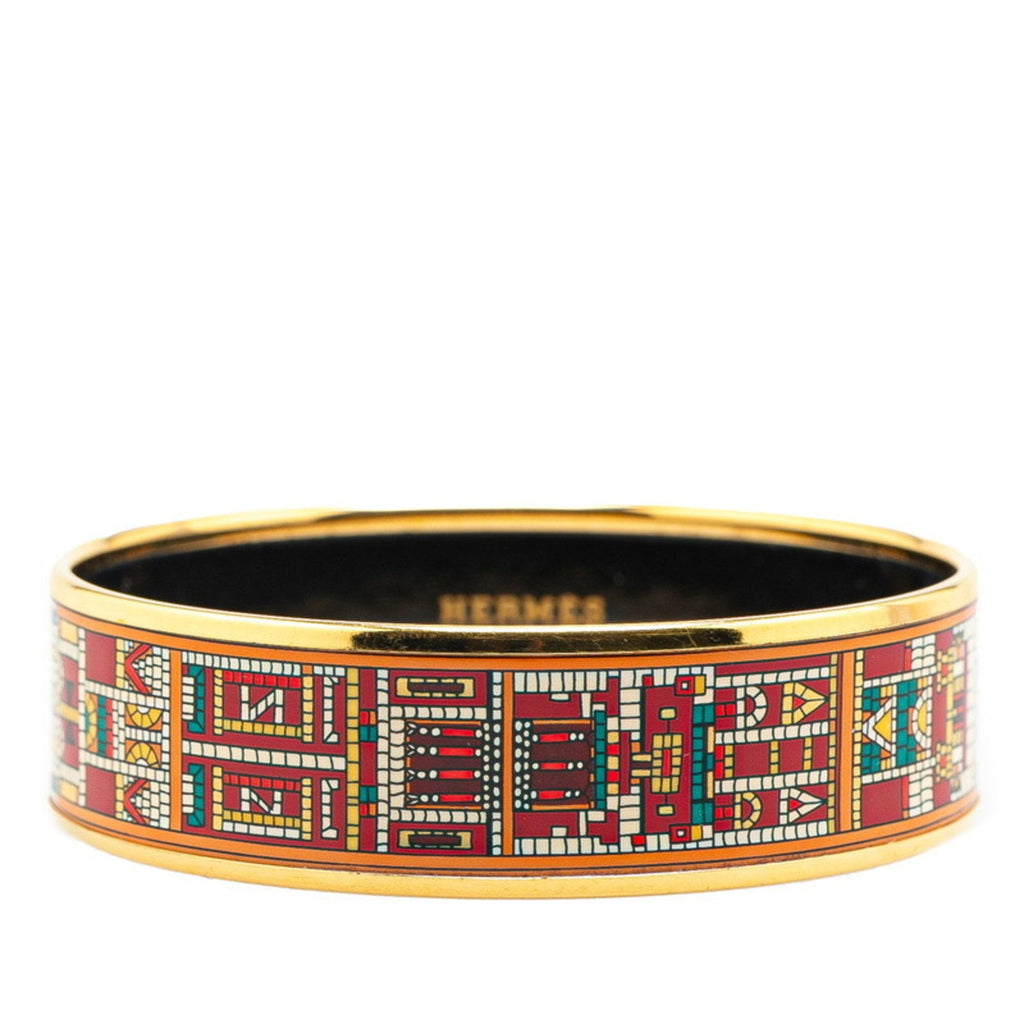 Enamel Bracelet Black Gold Multicolor