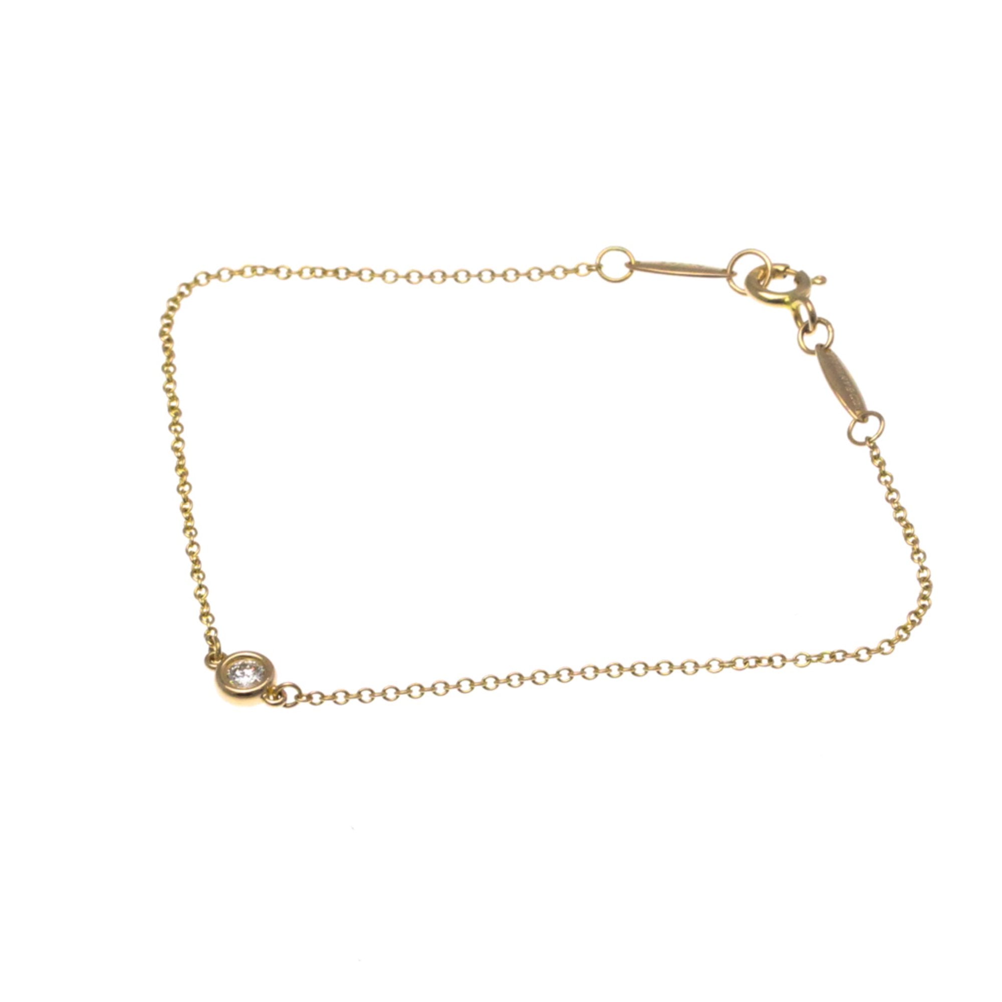 Elsa Peretti Diamonds By The Yard Pendant Necklace 18K Rose Gold and Diamond