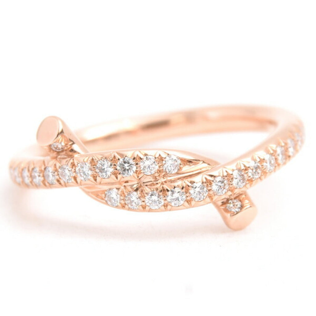 Entrelacé Ring 18K Rose Gold with Diamond